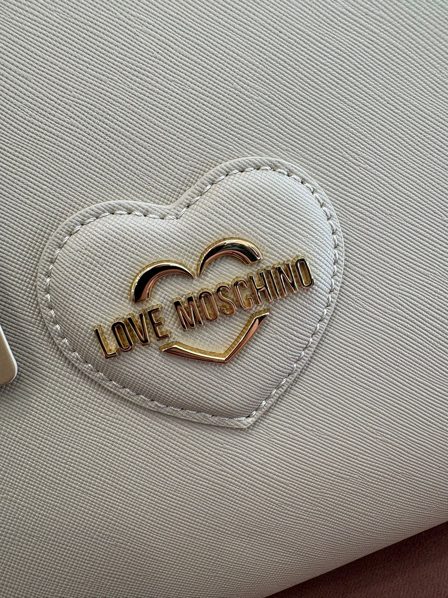 Borsa Love Moschino in Ecopelle con Logo Cuore