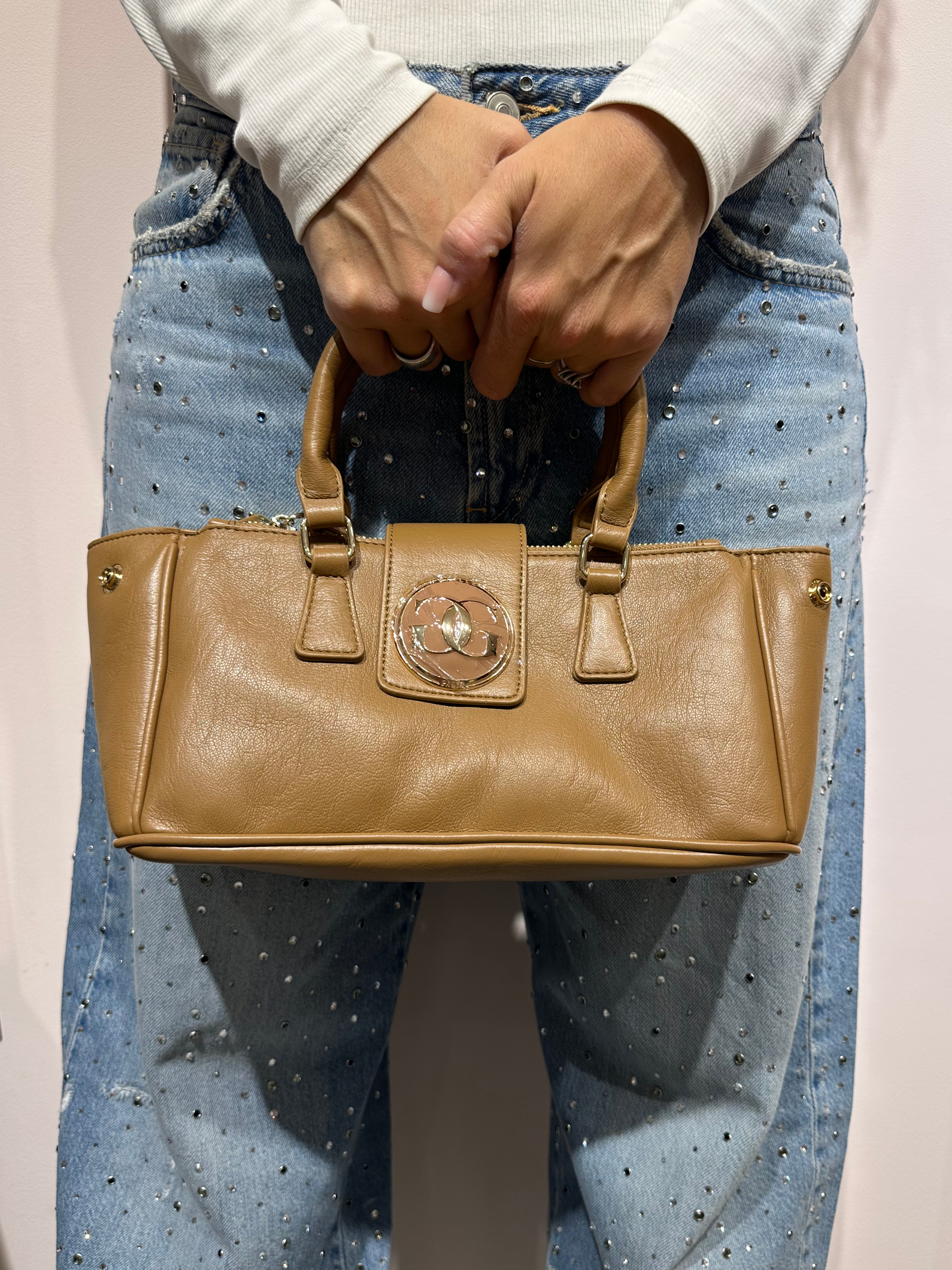 GAELLE BORSA A MANO CON TRACOLLA BEIGE