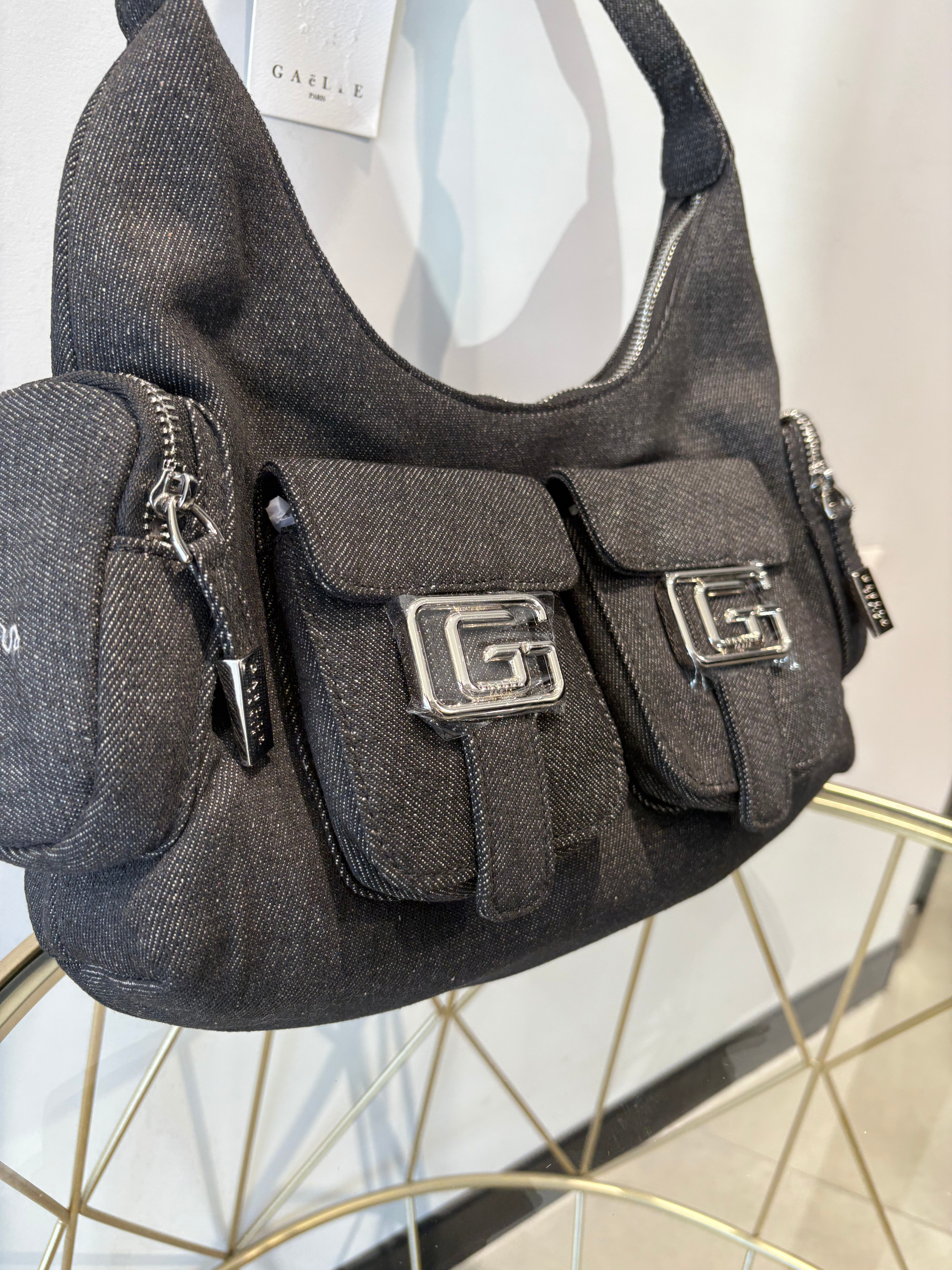 GAELLE BORSA HOBO DENIM