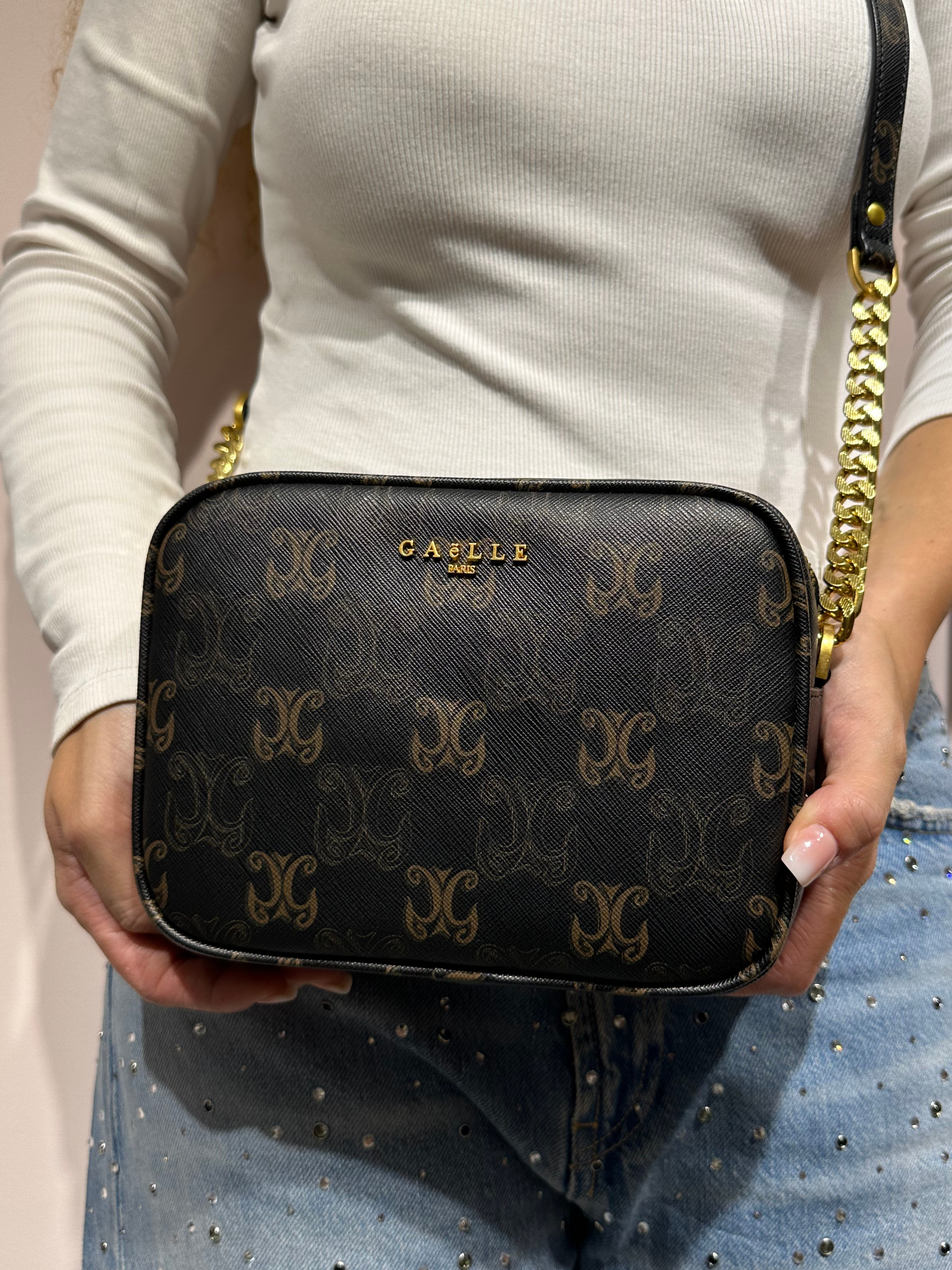 GAELLE TRACOLLA CAMERA BAG CON STAMPA