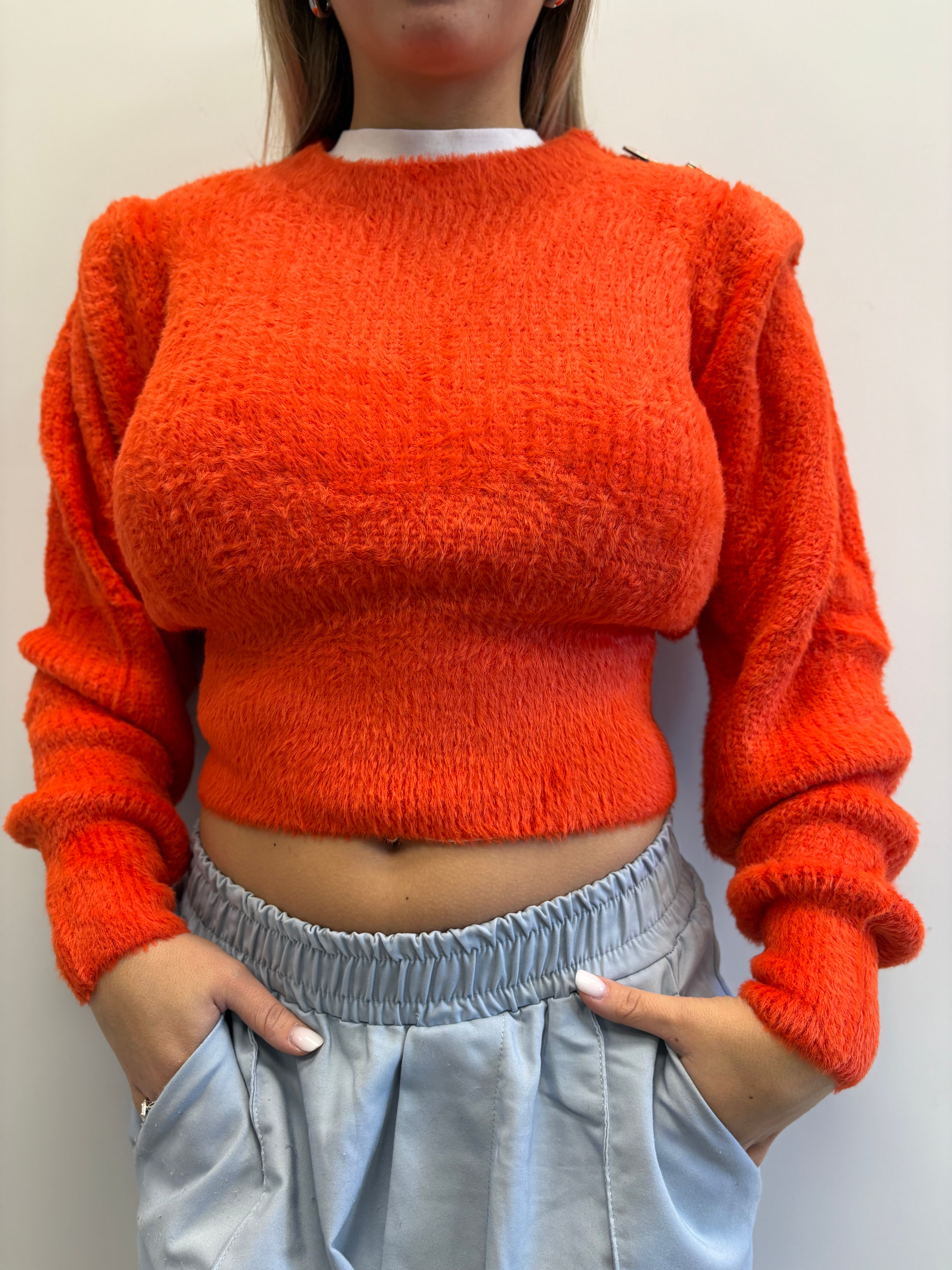 GAELLE MAGLIONE ARANCIONE