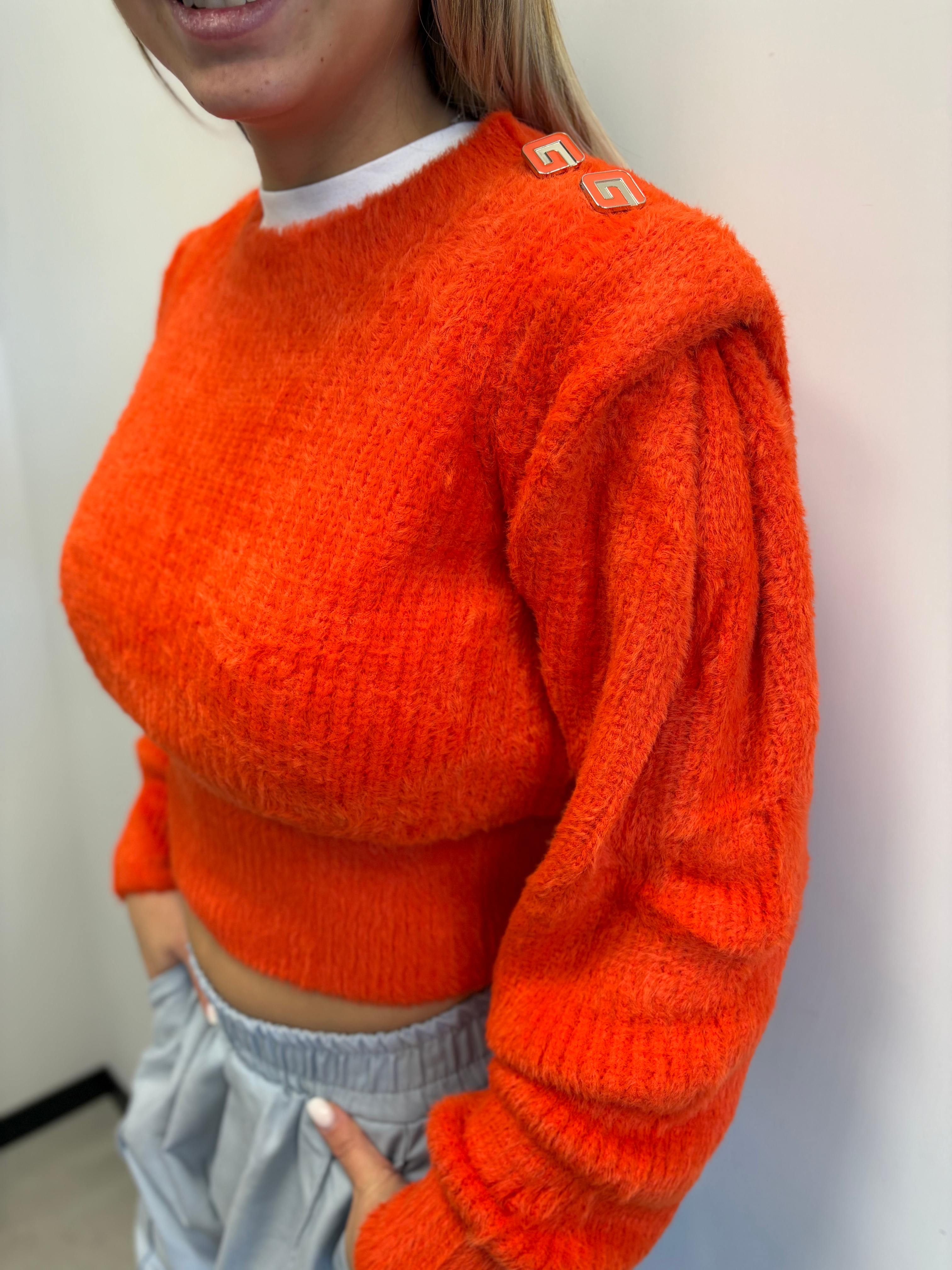 GAELLE MAGLIONE ARANCIONE