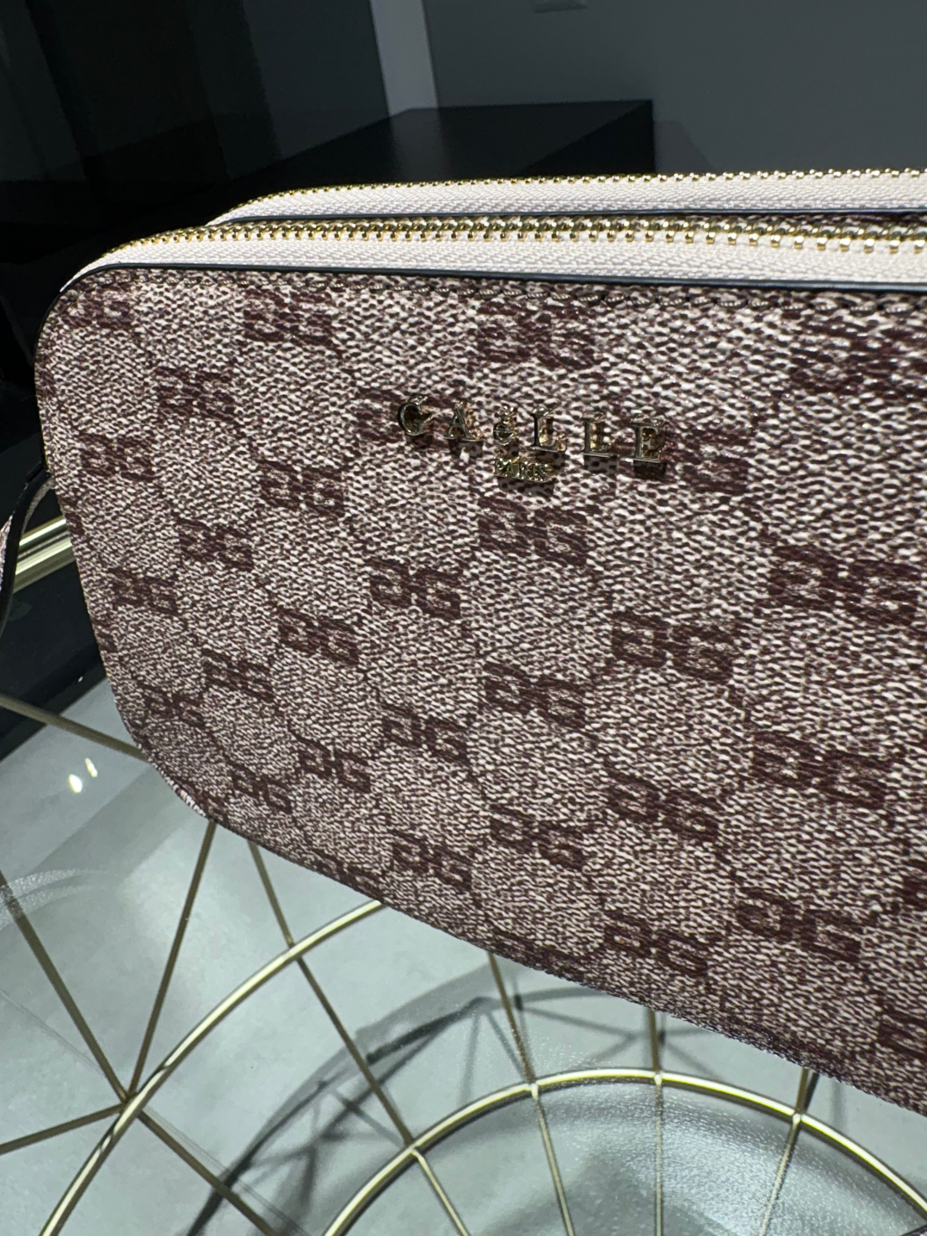 GAELLE REG CAMERA BAG SAFFIANO CON FANTASIA