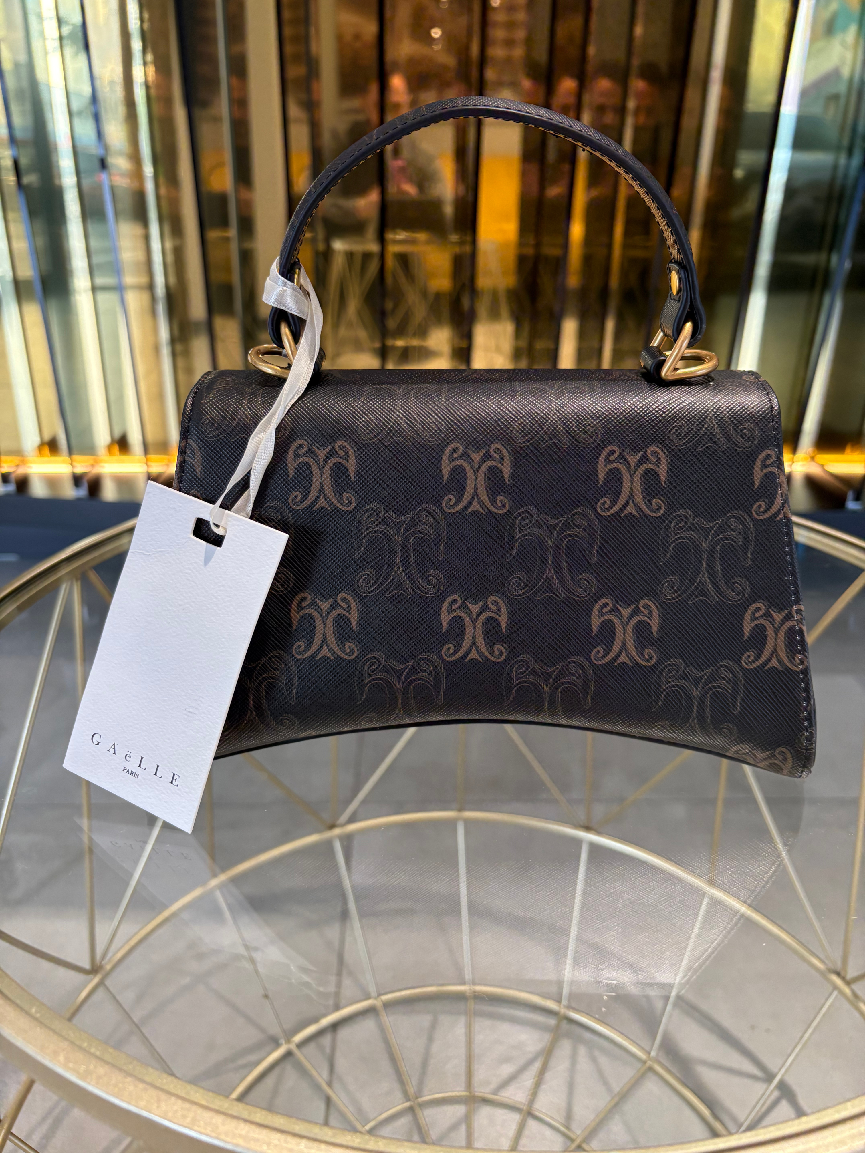GAELLE BORSA LUNE MARRONE CON FANTASIA