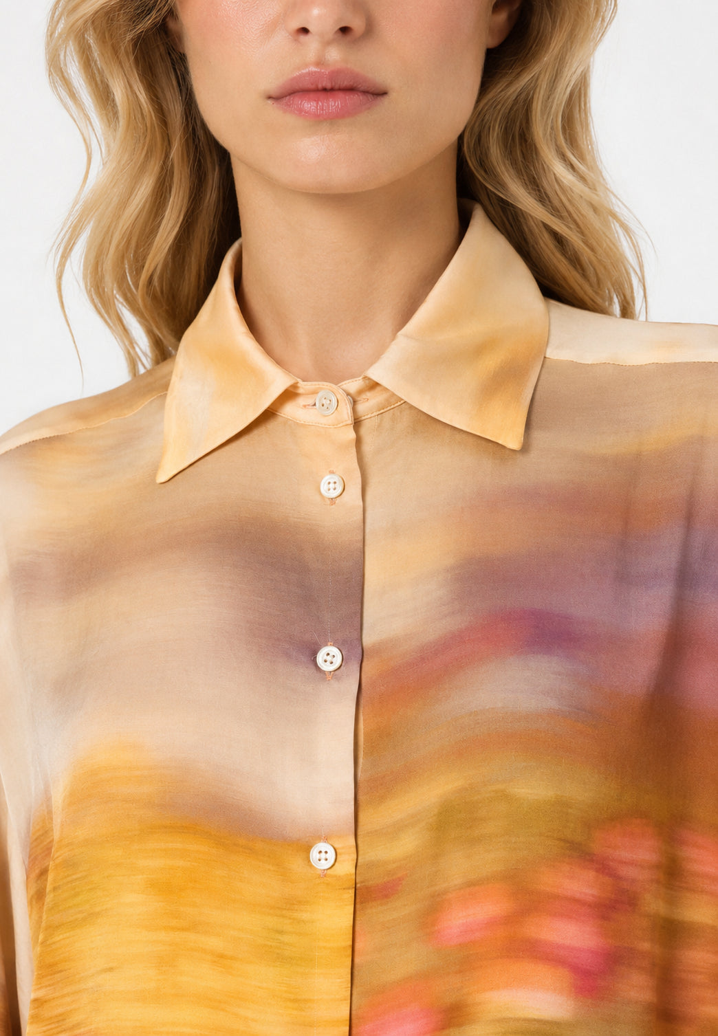 CAMICIA PINKO LIFE STAMPA PAESAGGIO