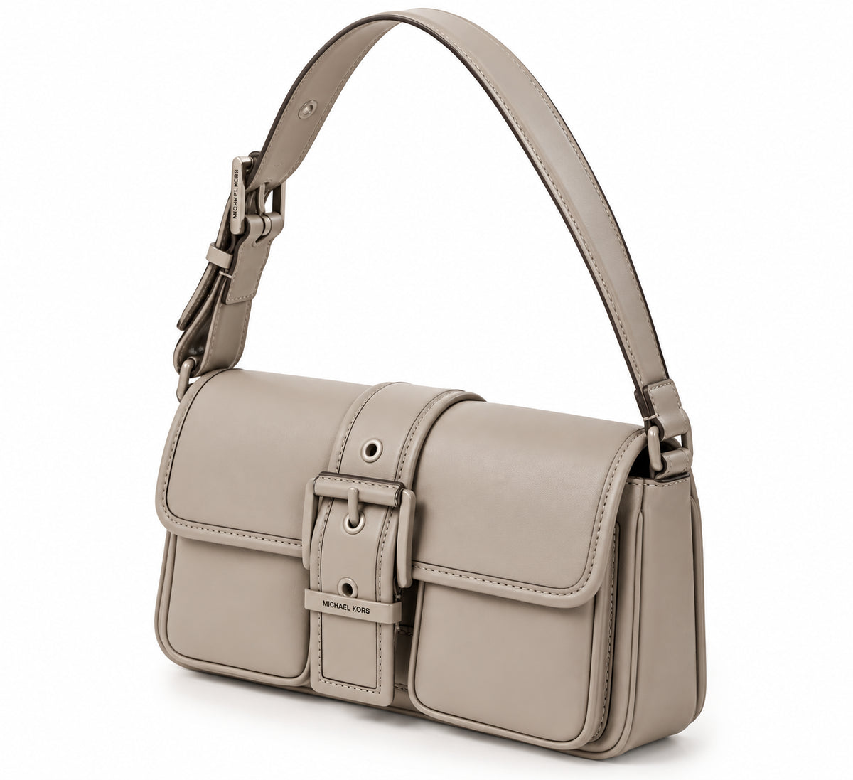 BORSA DONNA MICHAEL KORS COLBY BIRCH MD SHLDR LEATHER