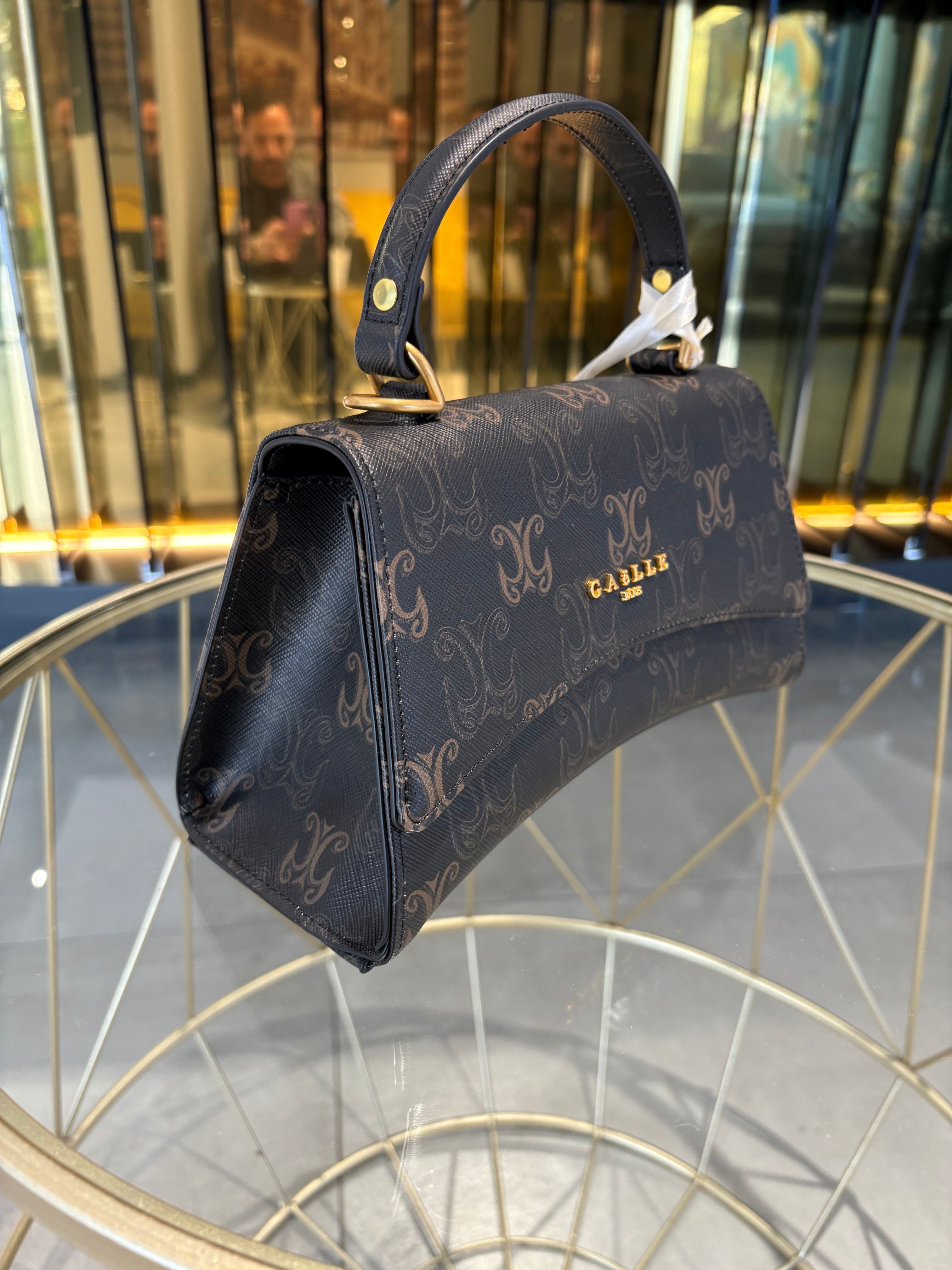GAELLE BORSA LUNE MARRONE CON FANTASIA