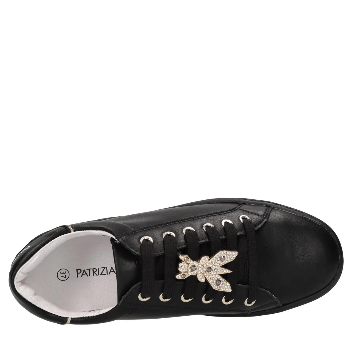Sneakers Patrizia Pepe Donna in Pelle di Vitello Nera – Paliss