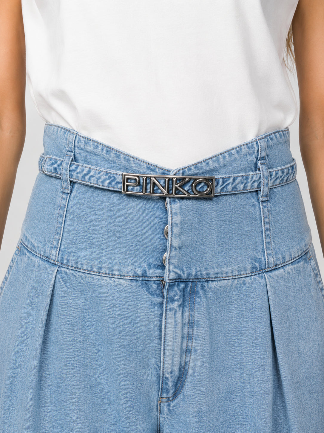JEANS PINKO ARIEL BUSTIER TWILL