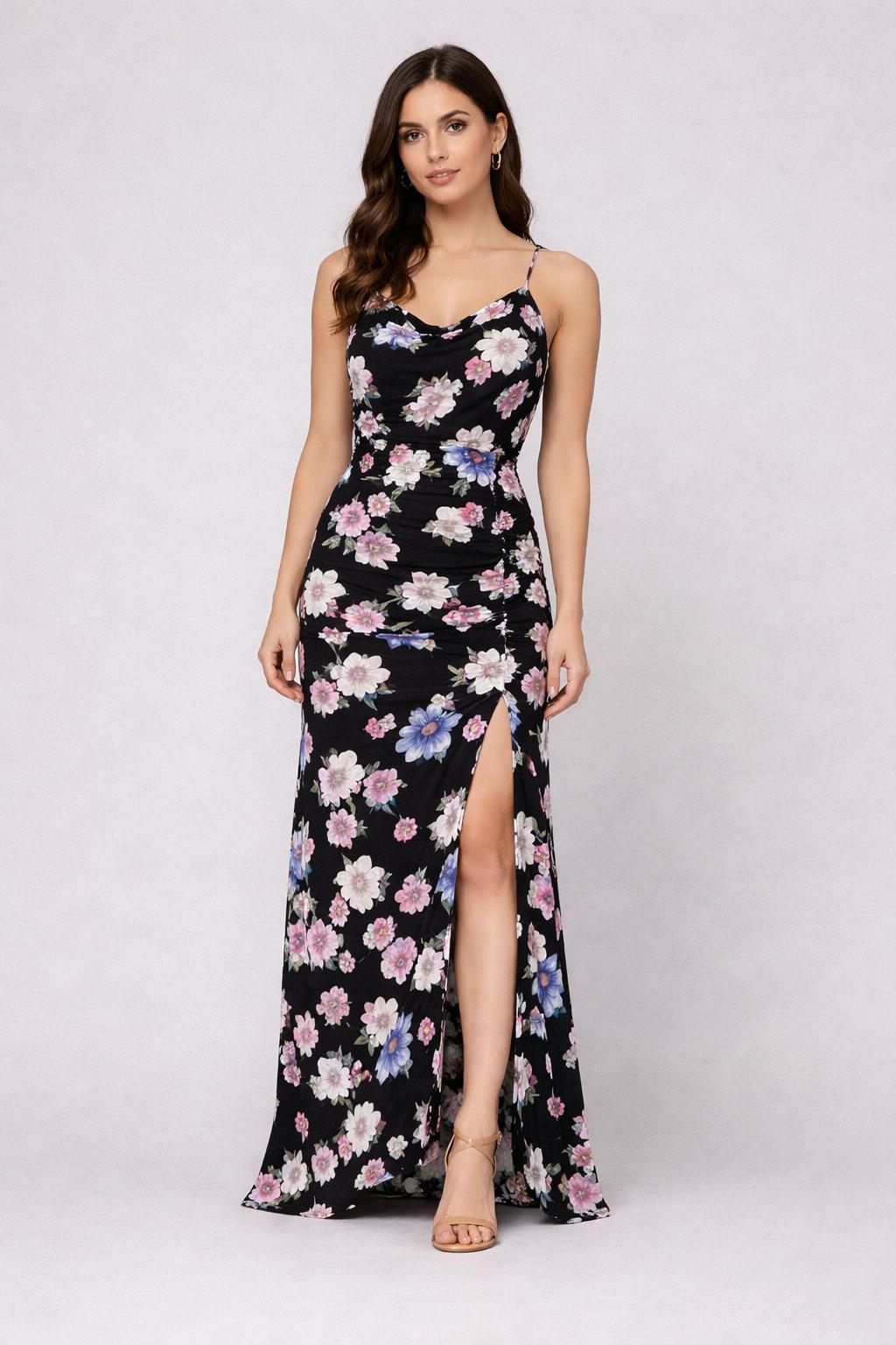 ABITO LUNGO MAR DE MARGARITAS