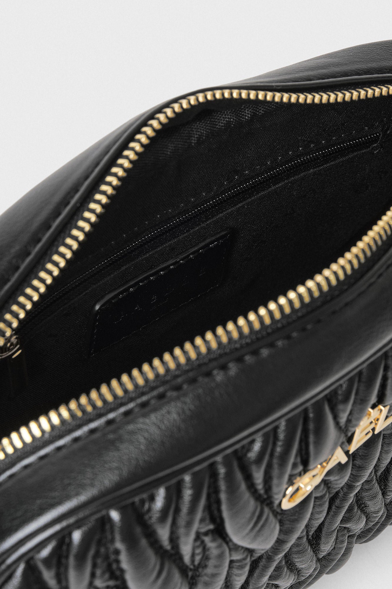 GAELLE CAMERA BAG TRAPUNTATA NERA