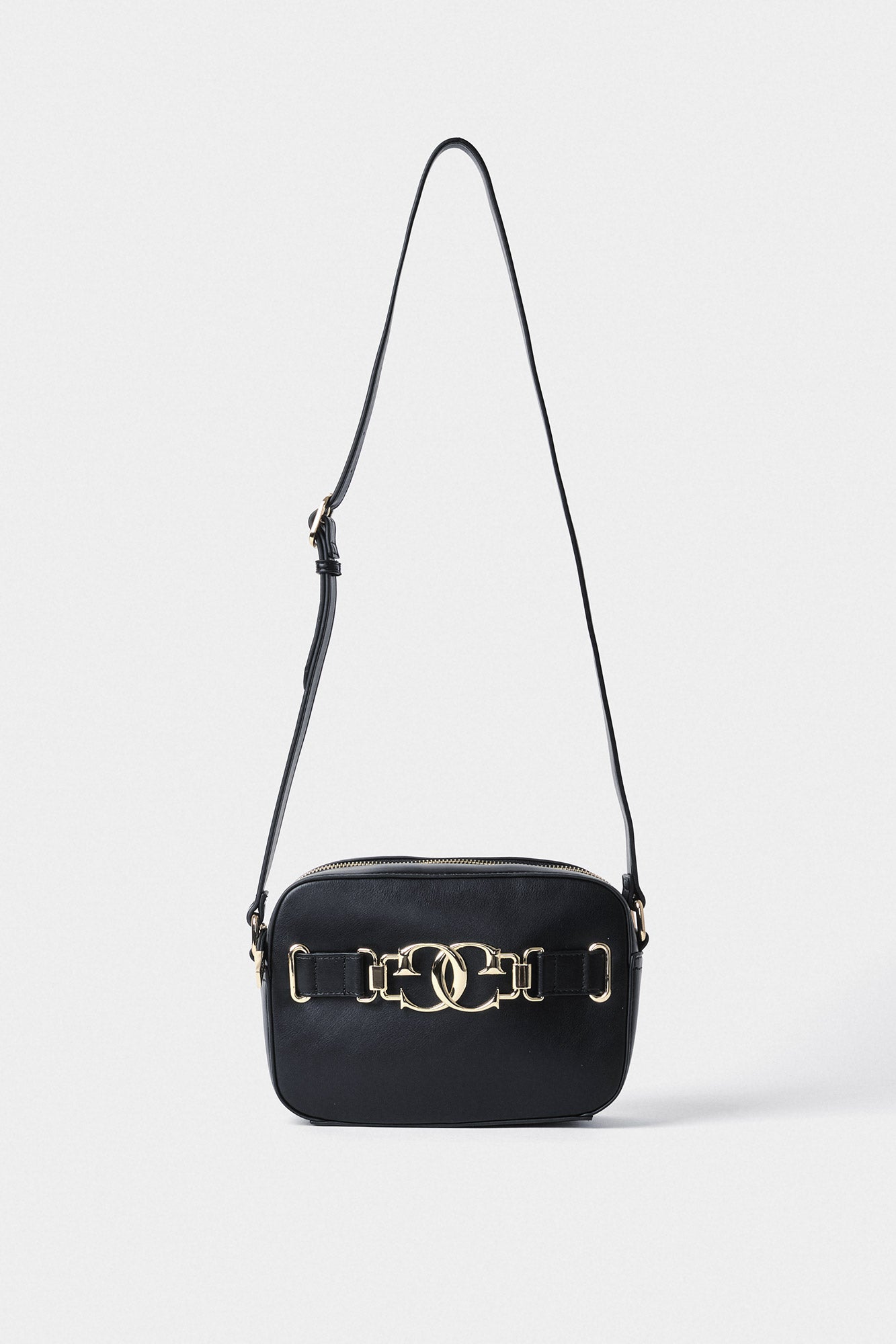 GAELLE BORSA TRACOLLA CON INSERTI ORO