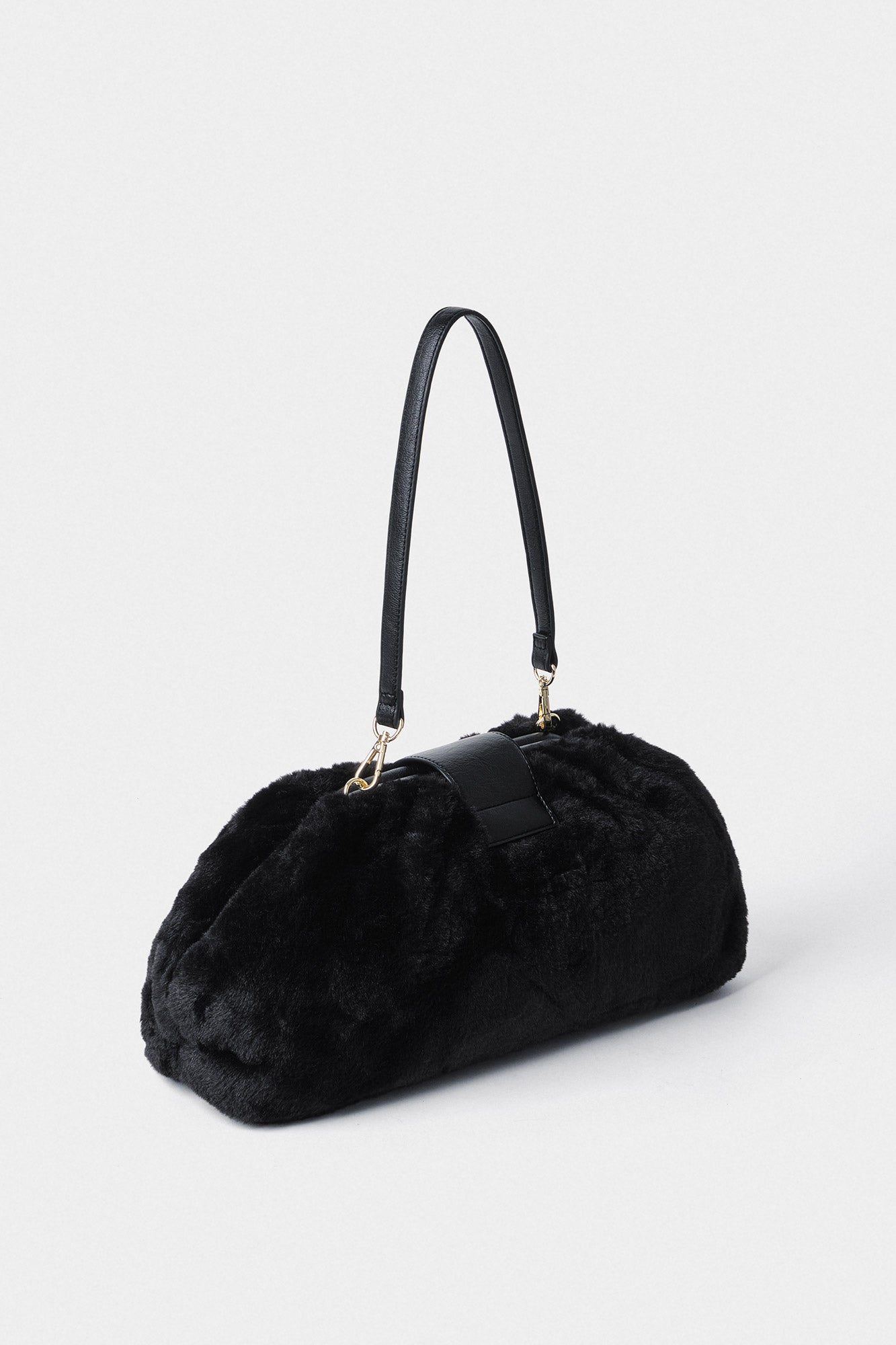 GAELLE POCHETTE NERA CON APPLICAZIONE SMALTATA