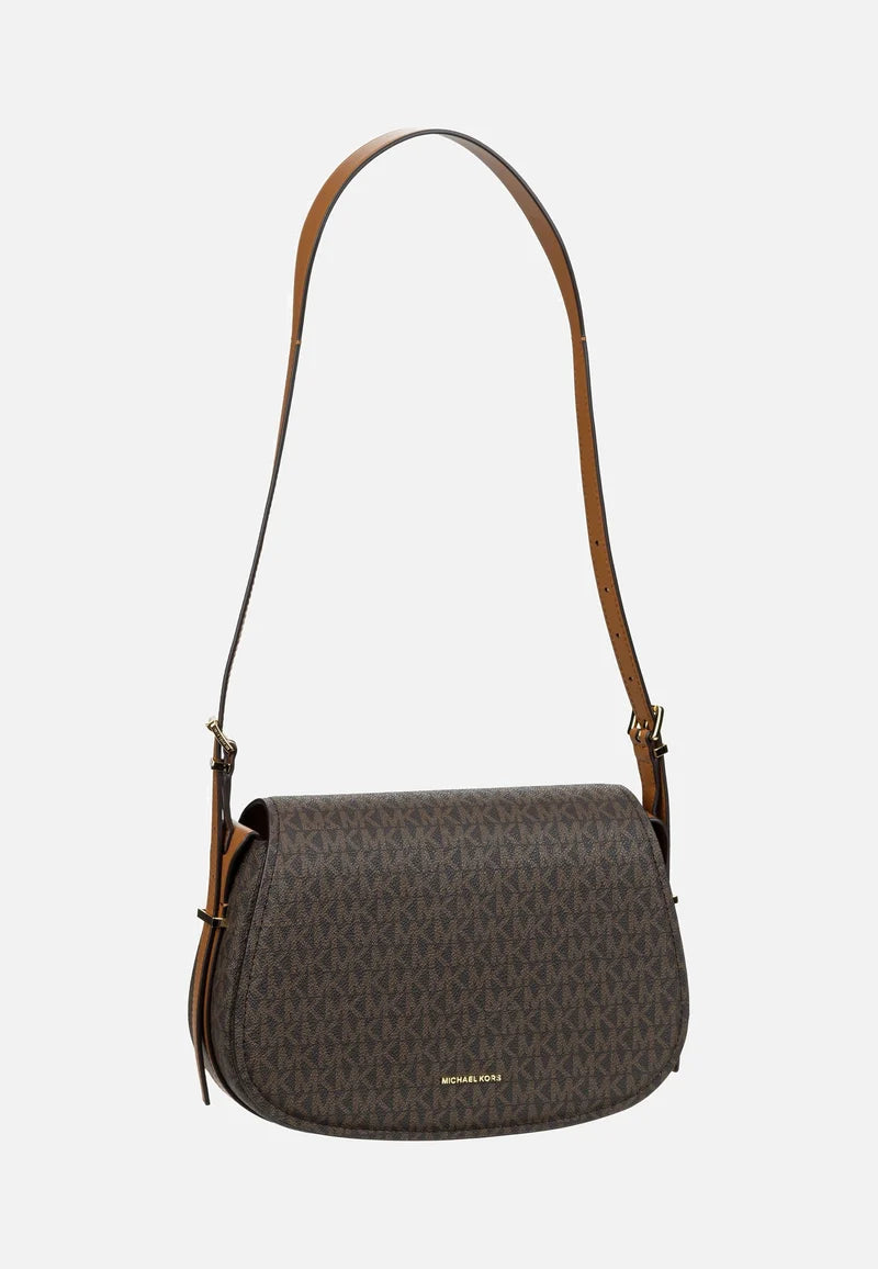 BORSA MICHAEL KORS BRN/ACORN MD FLAP MESSENGER LYDIA
