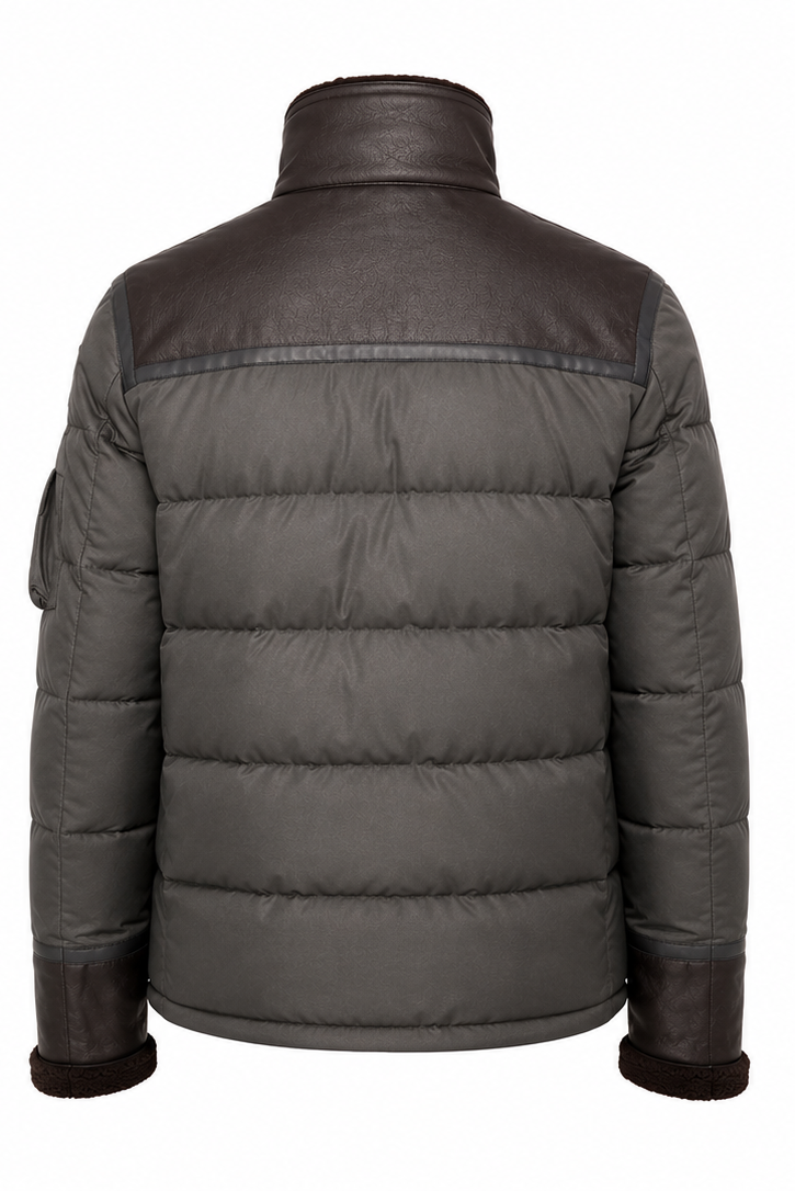 GIUBBOTTO BLAUER - UOMO - CON INSERTI IN PELLE SCAMOSCIATA - INTERNO TEDDY