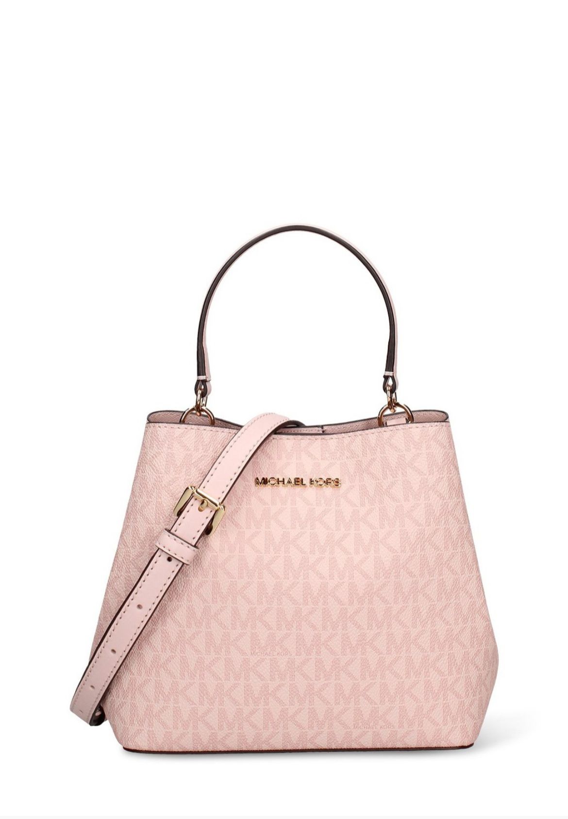 Borsa Michael Kors forma secchiello rosa