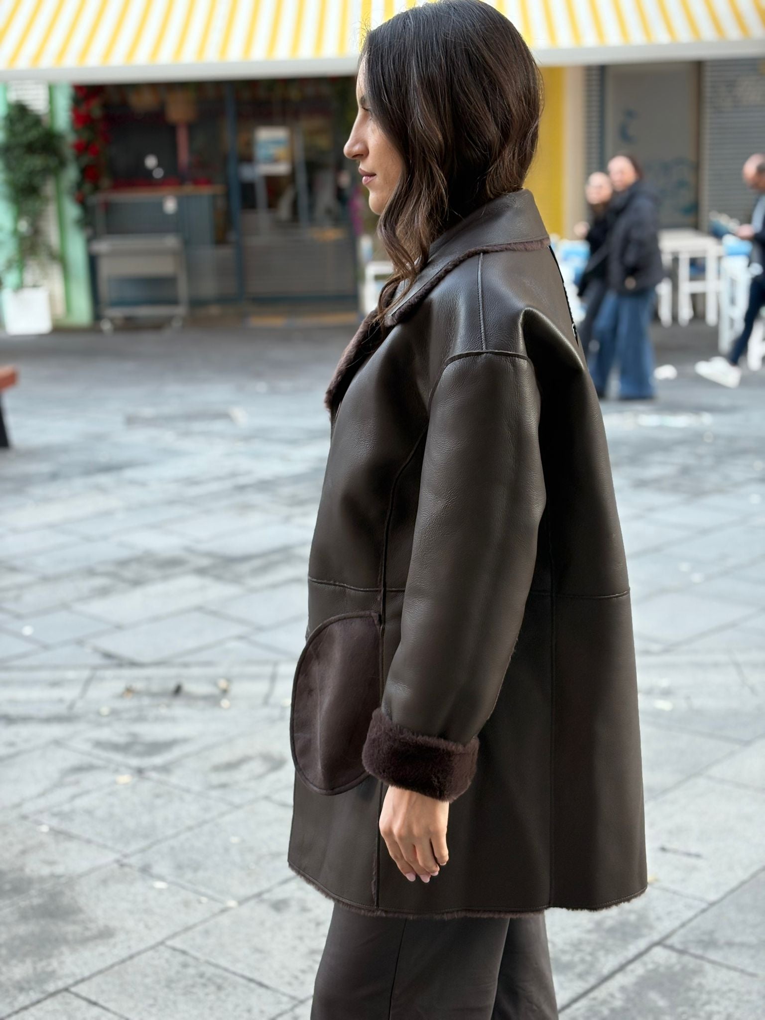 Pelliccia Guess lunga Doubleface: Pelliccia e Giacca ecopelle