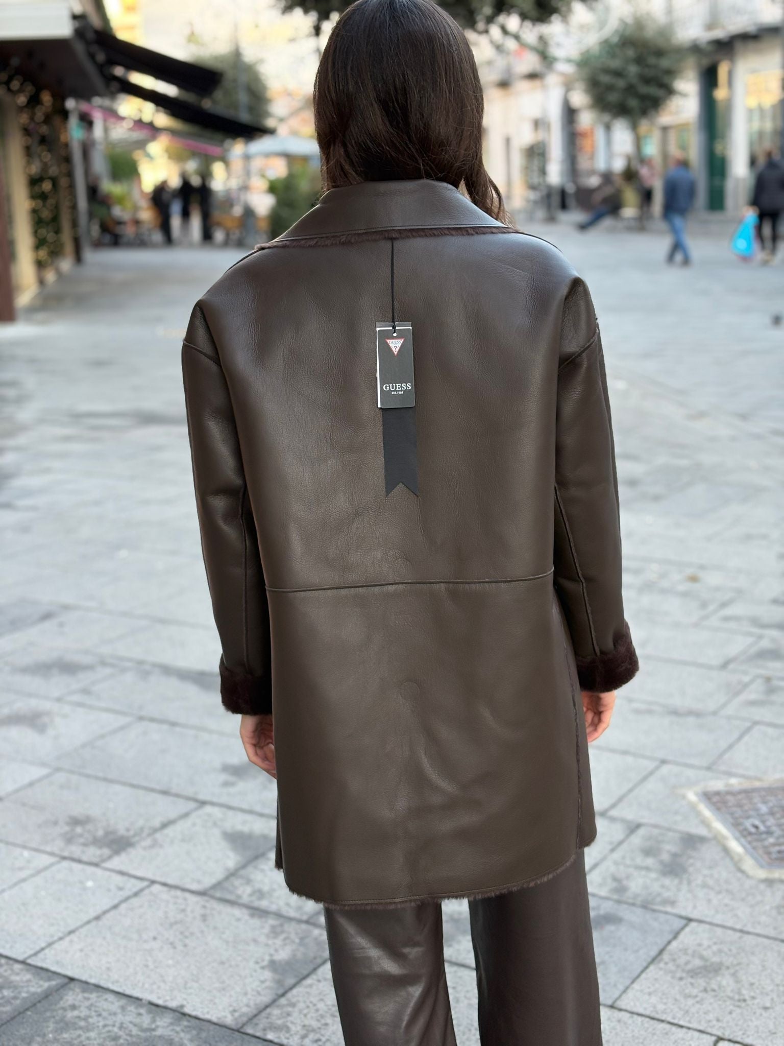 Pelliccia Guess lunga Doubleface: Pelliccia e Giacca ecopelle