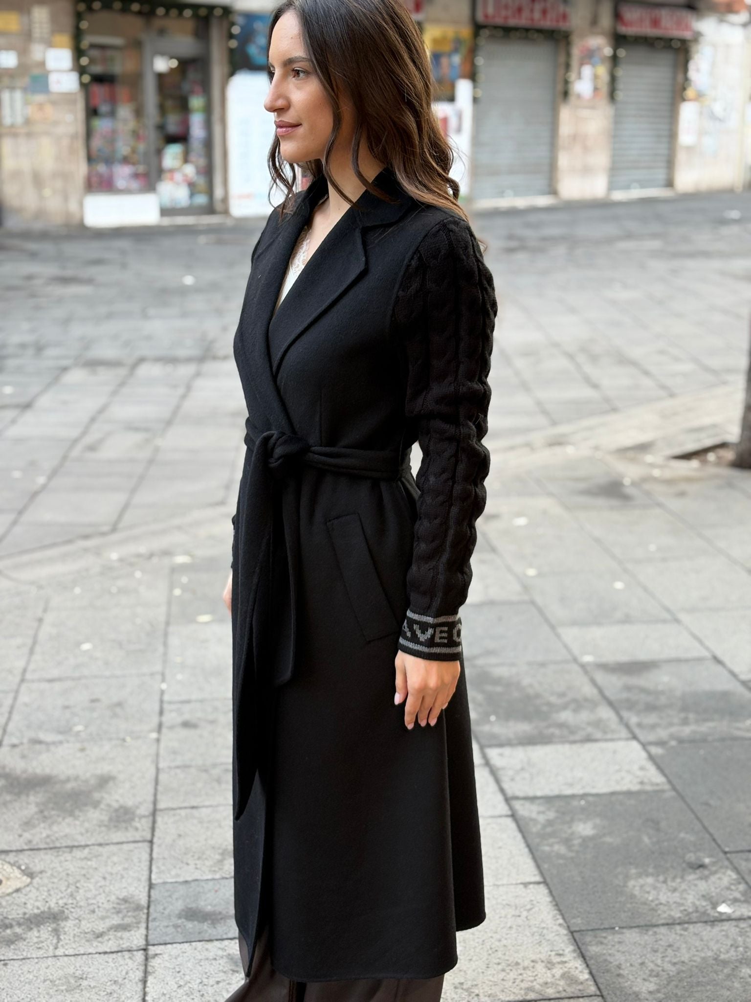 Cappotto Have One lungo logato