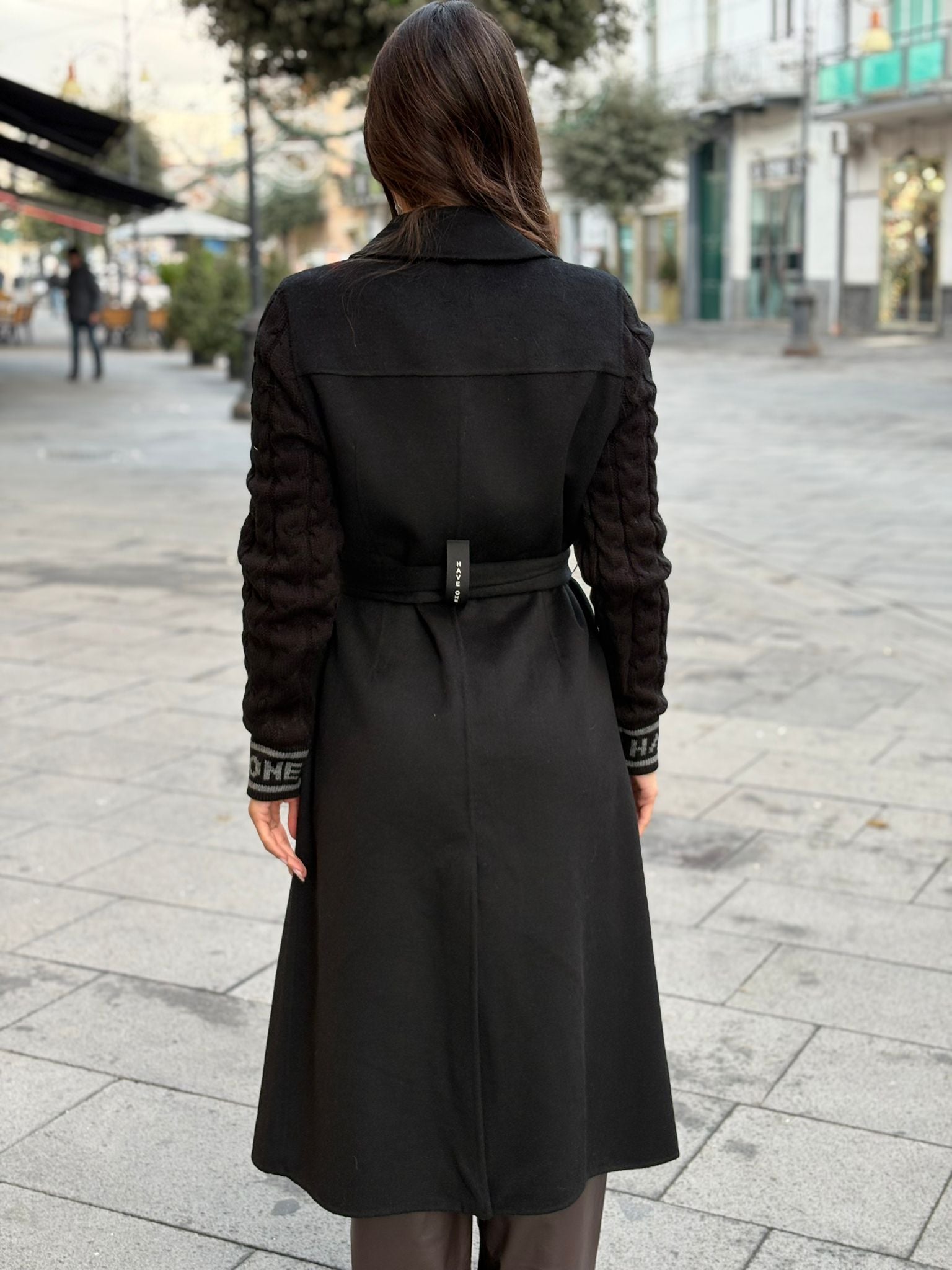 Cappotto Have One lungo logato