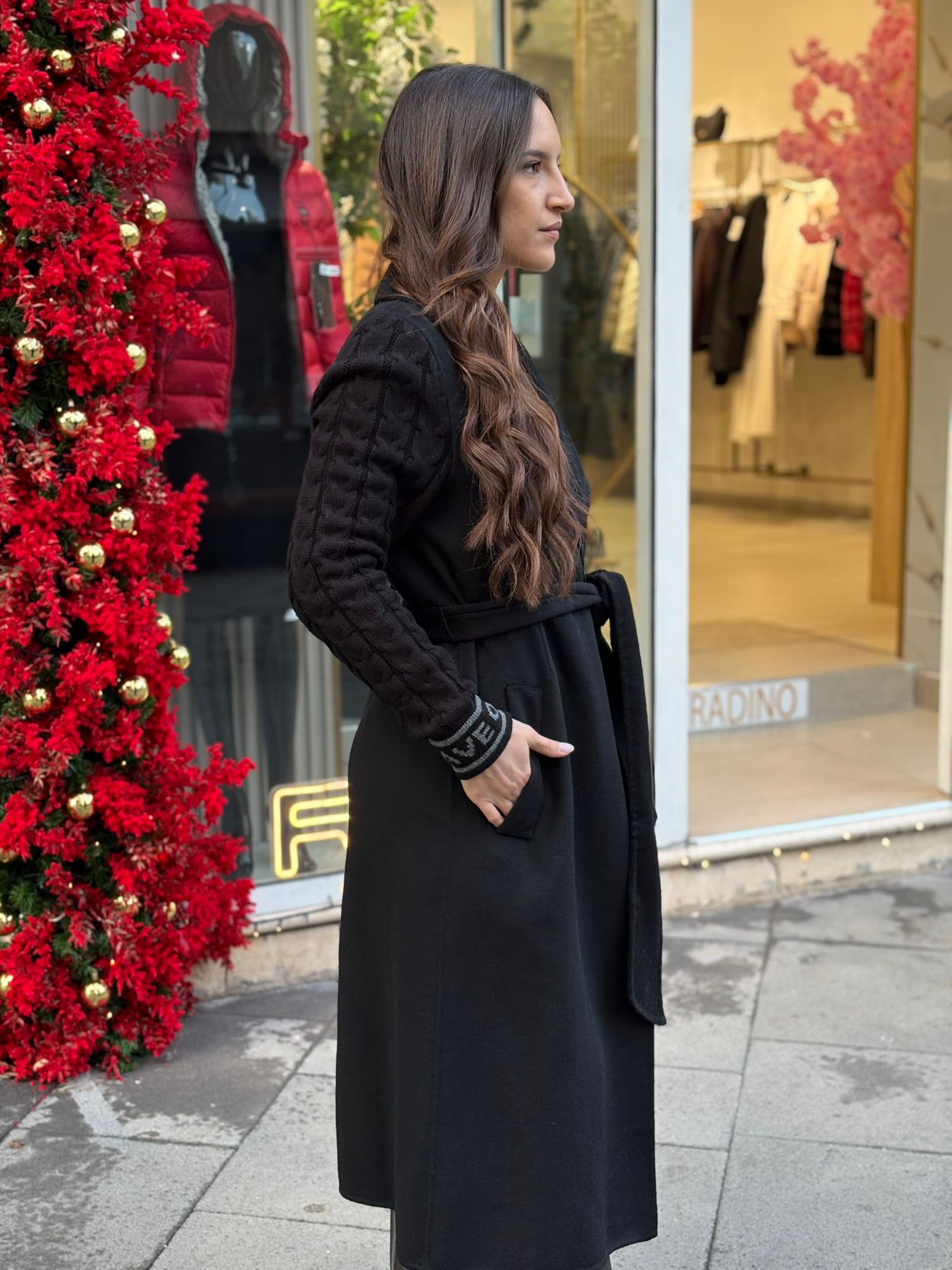 Cappotto Have One lungo logato