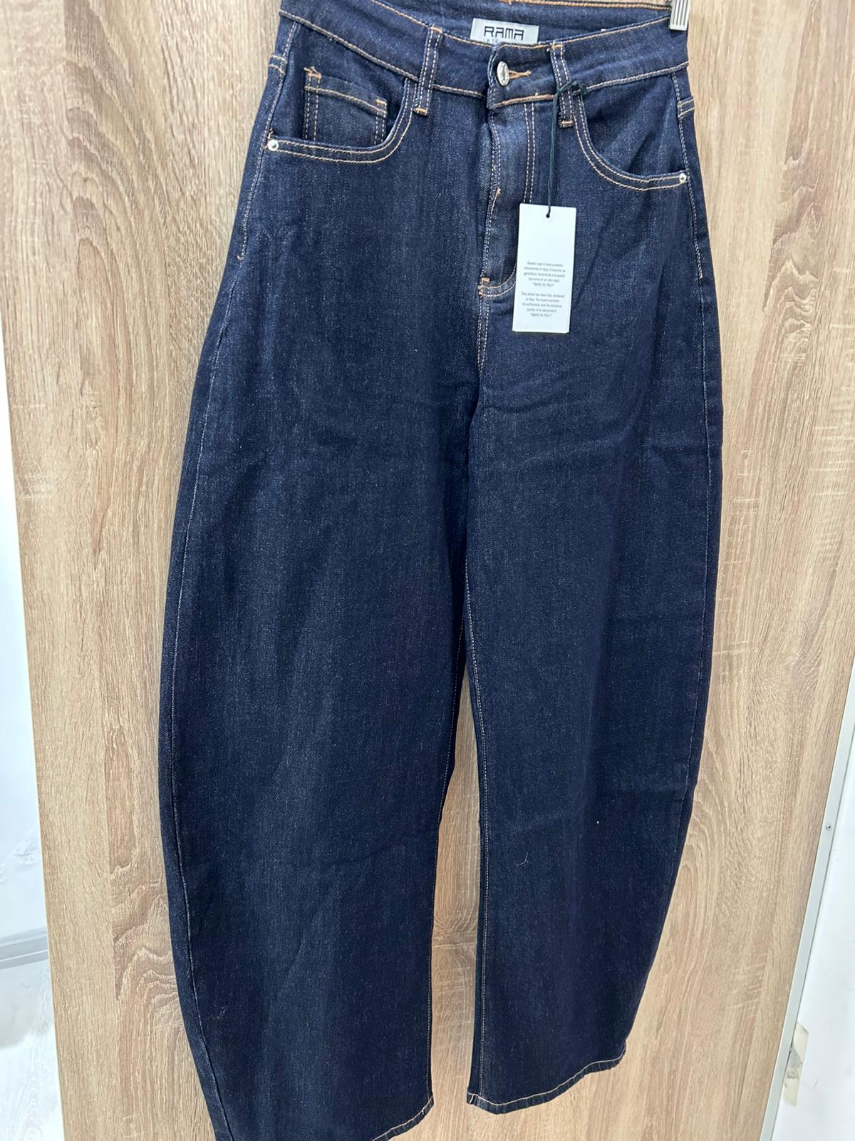 Jeans Rama lavaggio scuro modello balloon