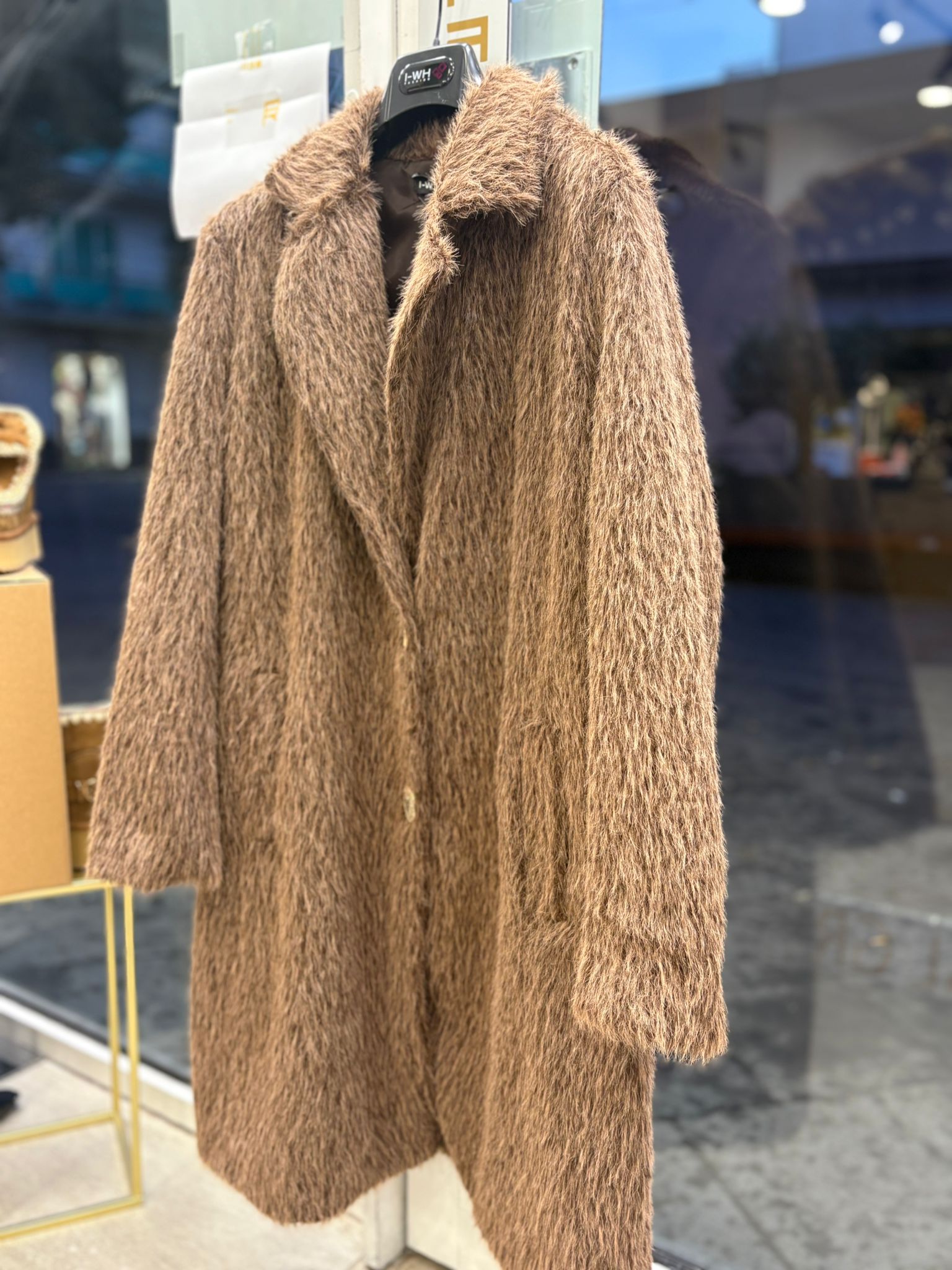 Pelliccia Fashion lunga modello cappotto