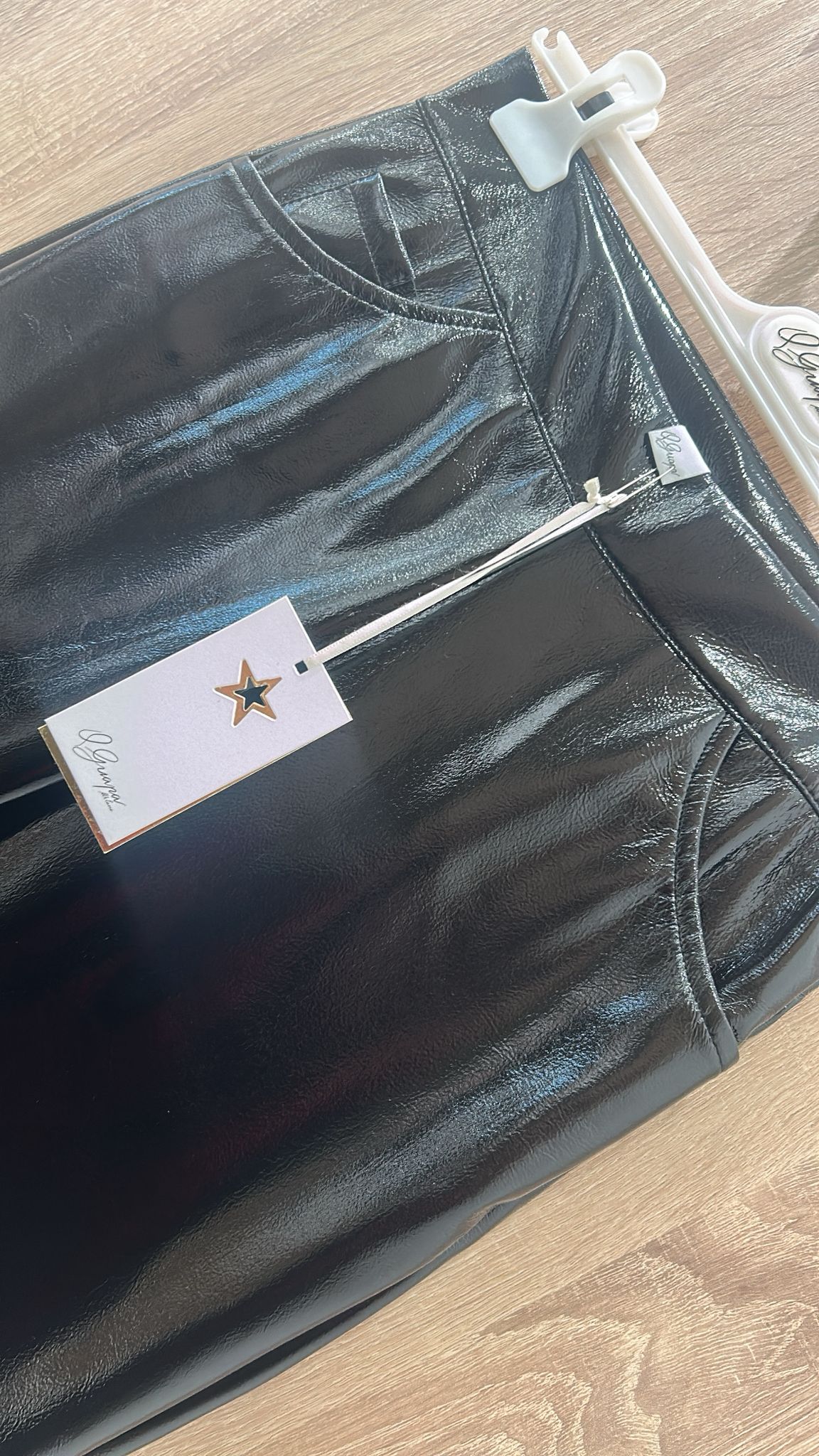 Pantalone Que Guapa in pelle