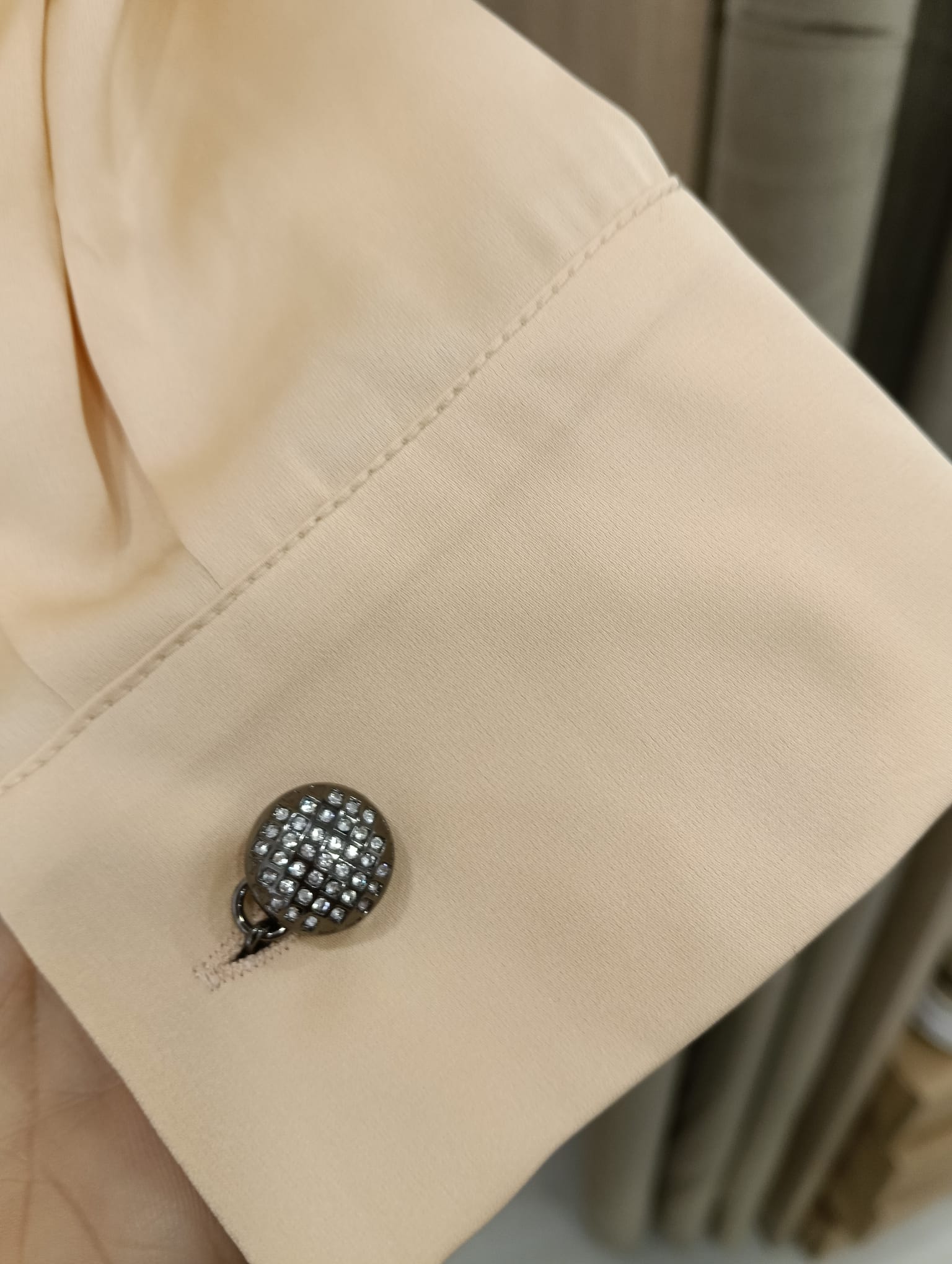 Camicia Pinko in rasetto con rouche