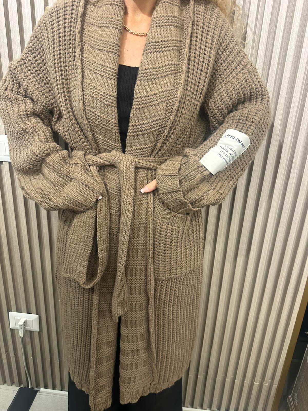 CARDIGAN HINNOMINATE CON TARGA