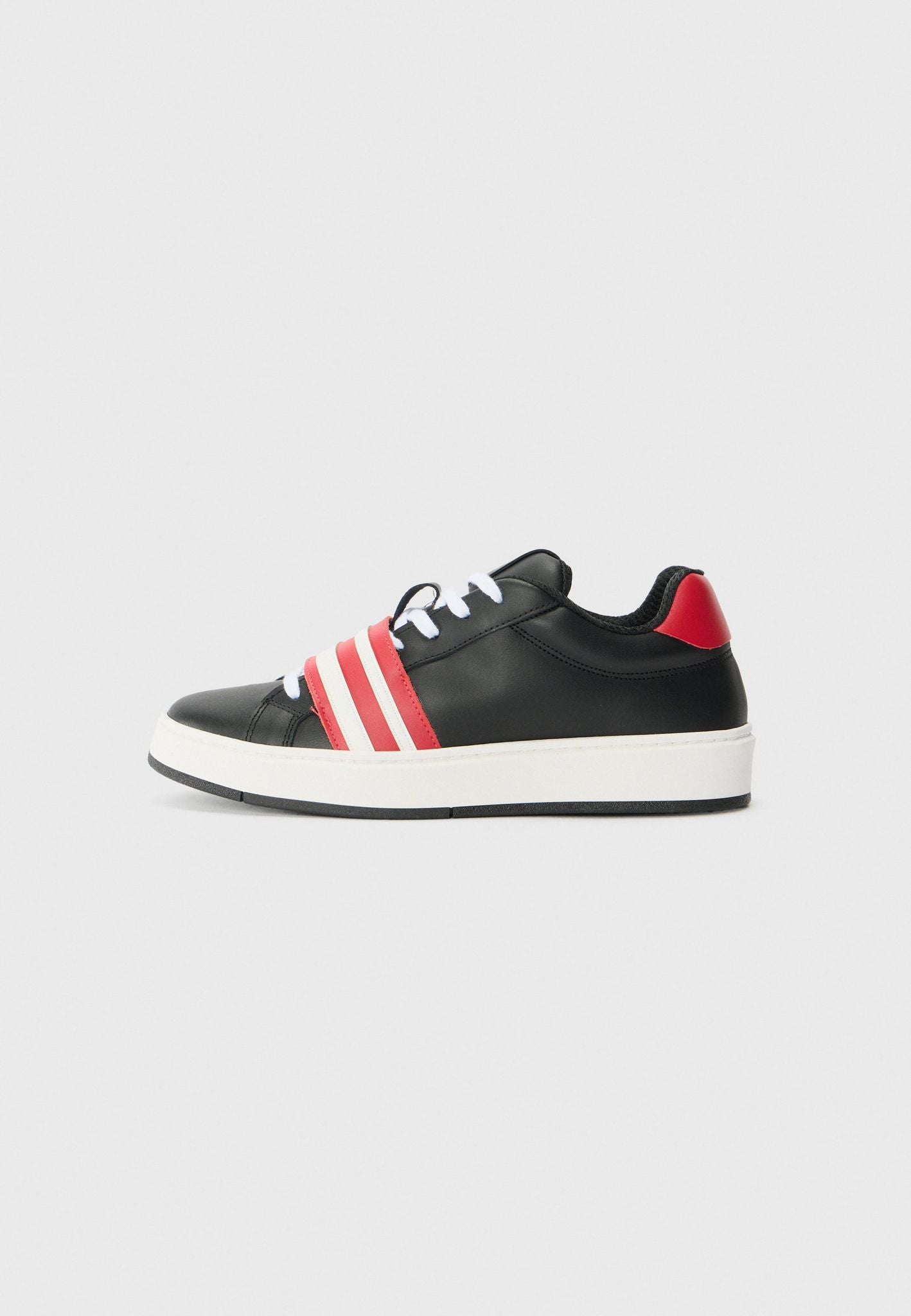 SNEAKERS GCDS UOMO BASSE - IN PELLE BAND LOGO
