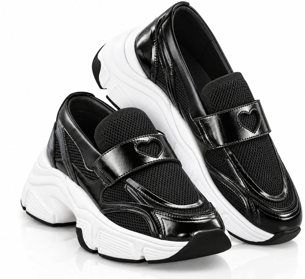 SNEAKERS LOVE MOSCHINO DONNA STARDUST60 MIX NERO