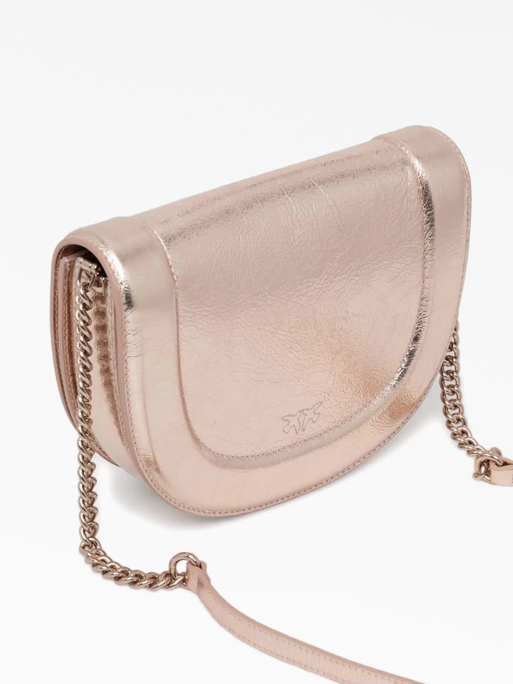 BORSA PINKO ROUND CLICK CLASSIC A MANO IN NAPPA