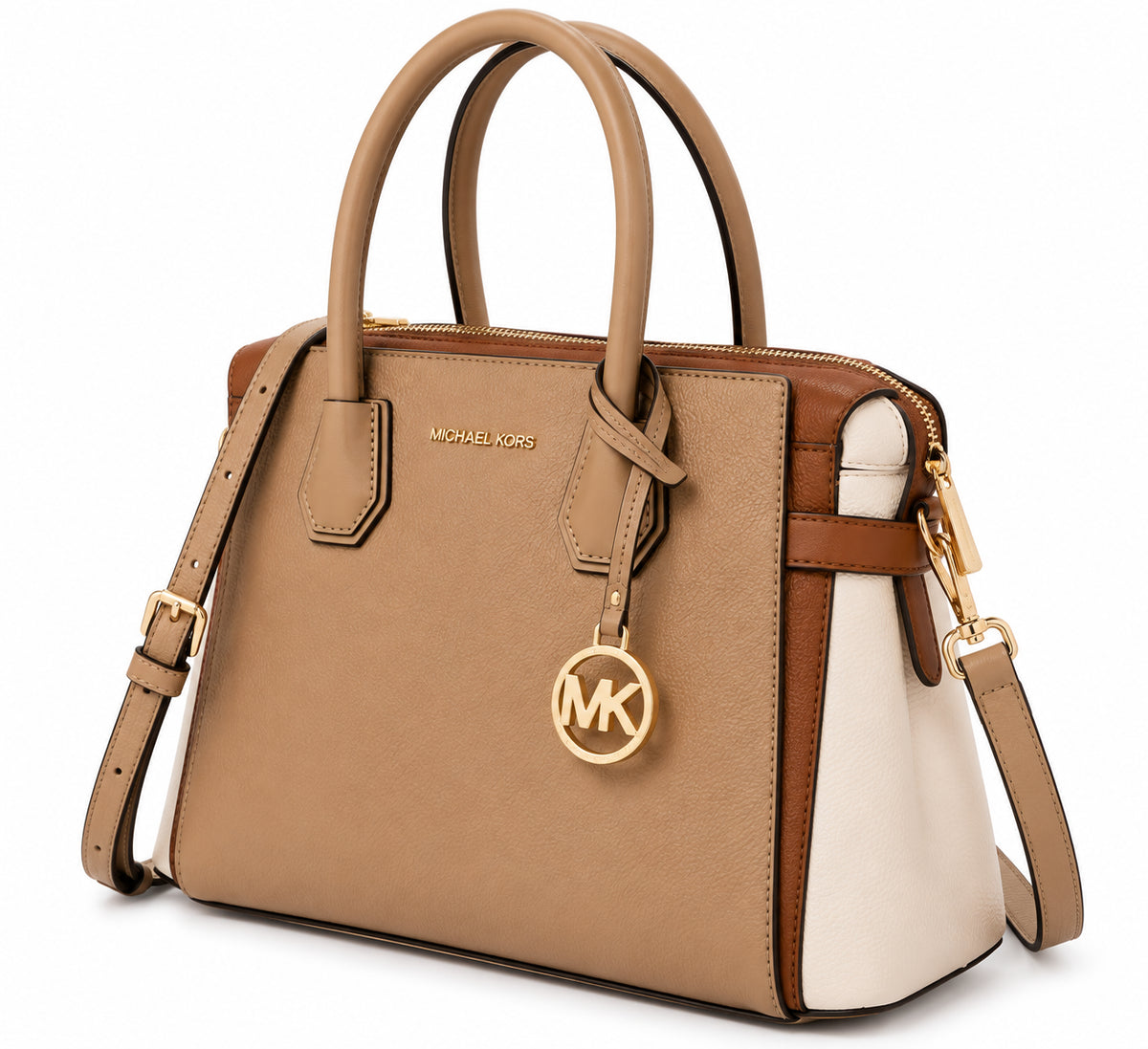 BORSA DONNA MICHAEL KORS CAMEL MULTI MERCER