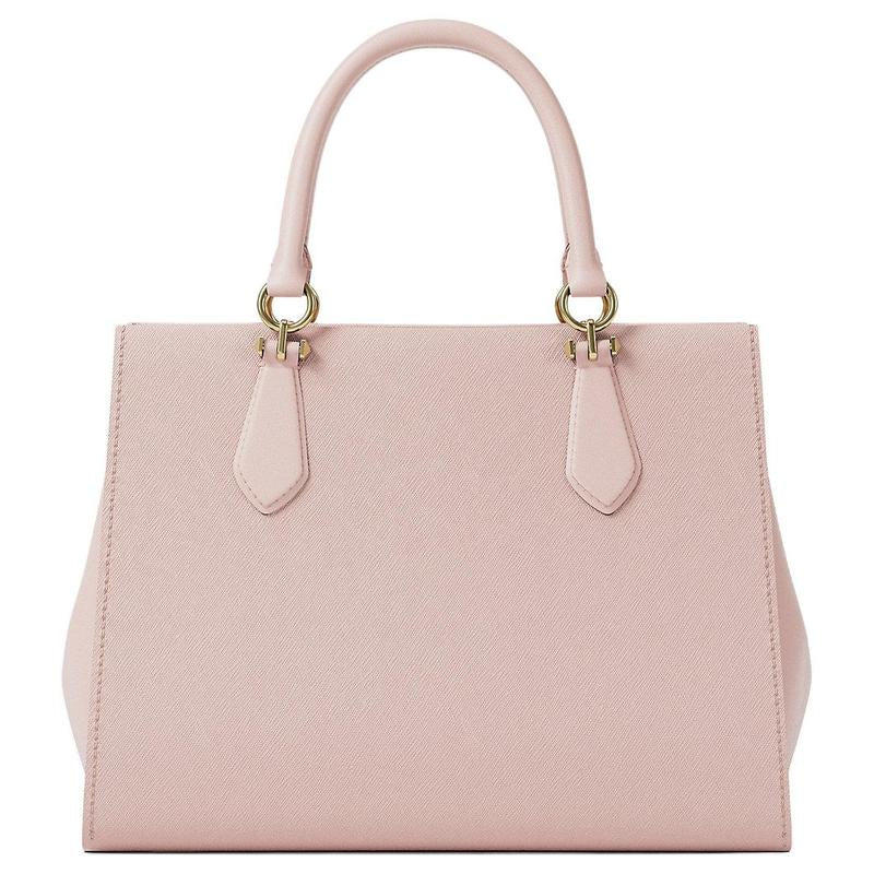 BORSA MICHAEL KORS SOFT PINK MARILYN MD SATCHEL LEATHER