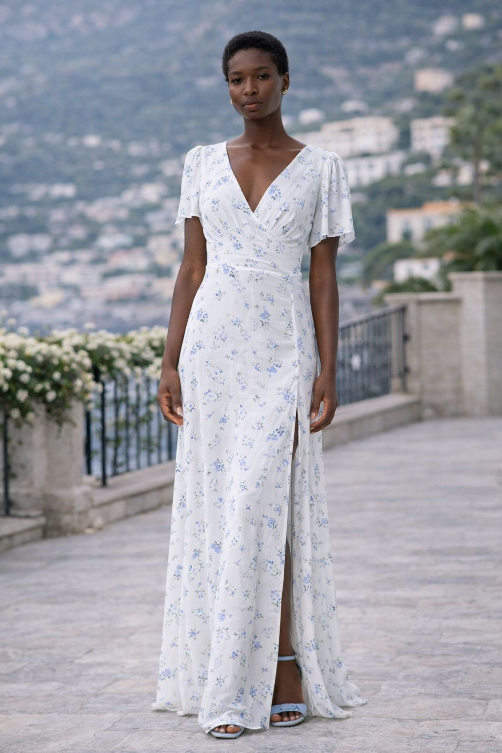 ABITO LUNGO MAR DE MARGARITAS