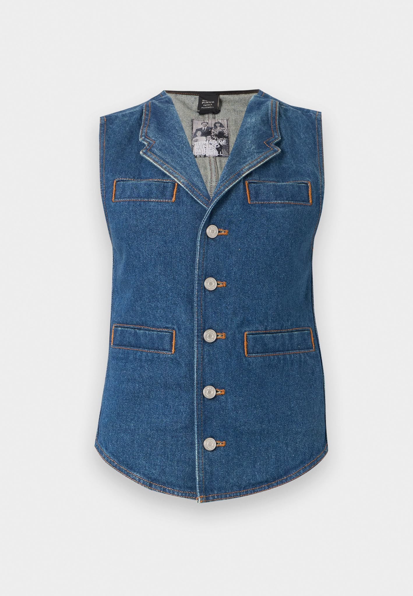 GILET SMANICATO PINKO BY PATRICK MCNOWELL
