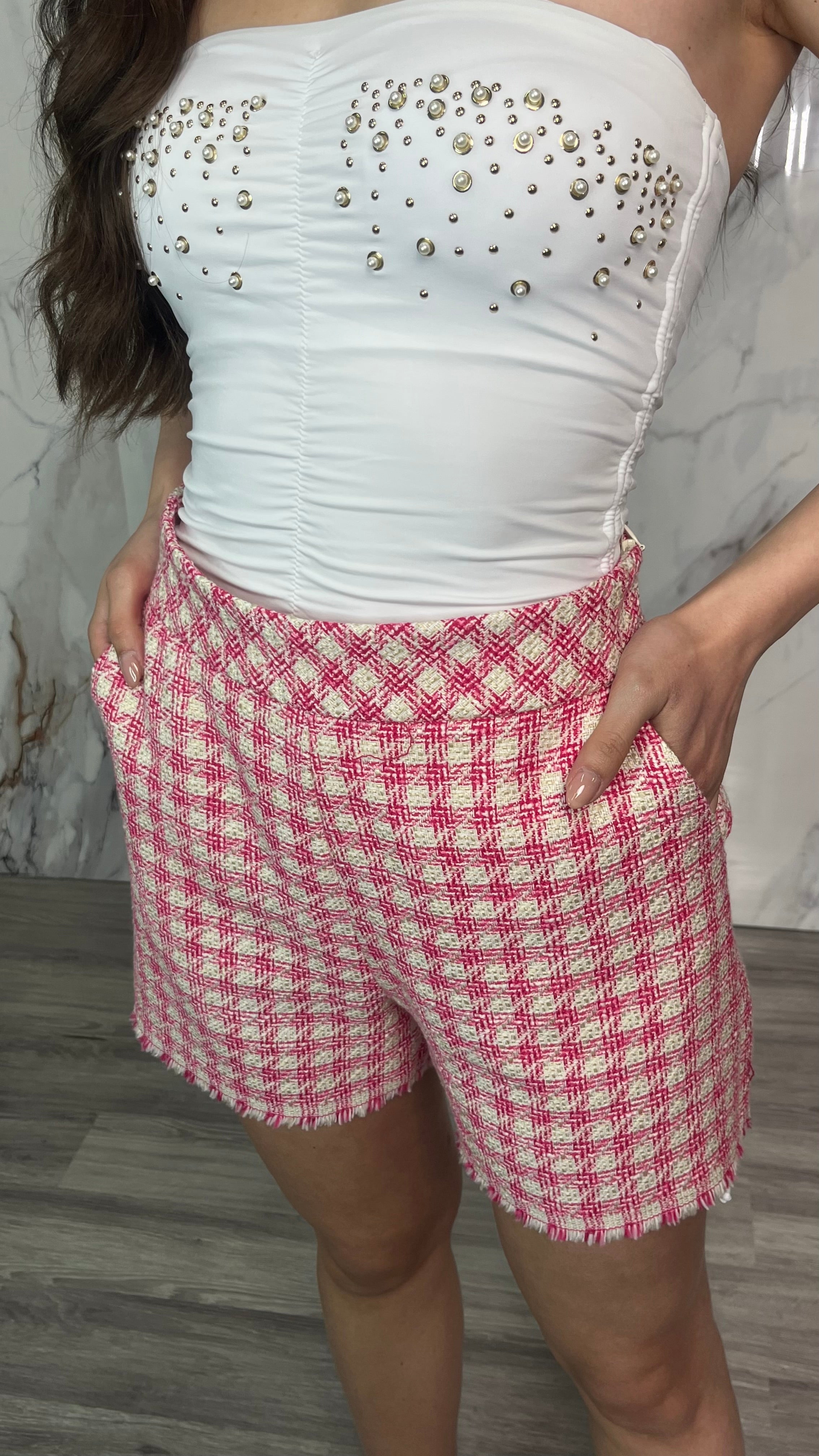 JIJIL Shorts in tweed