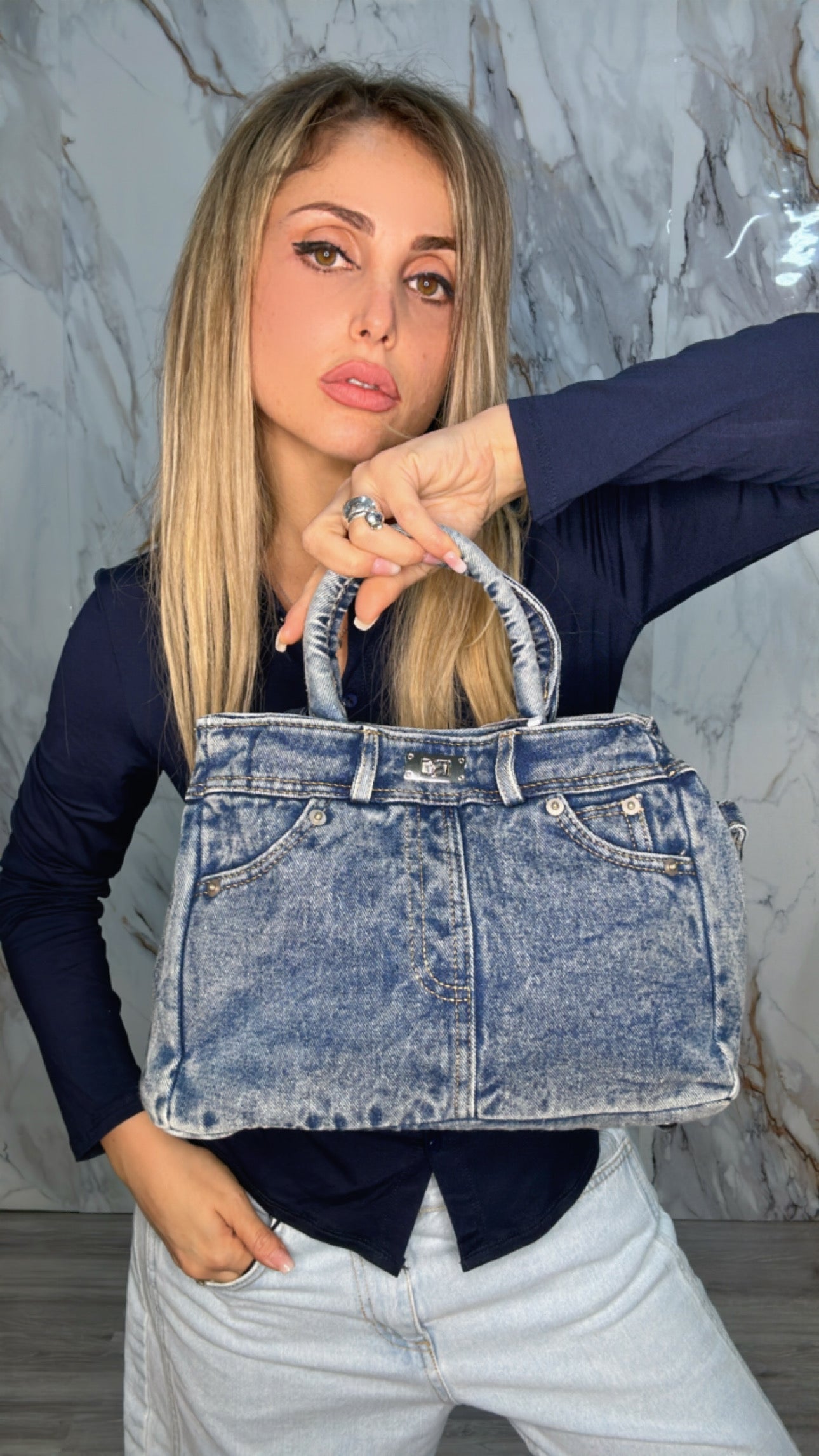 BORSA JEANS LONDON