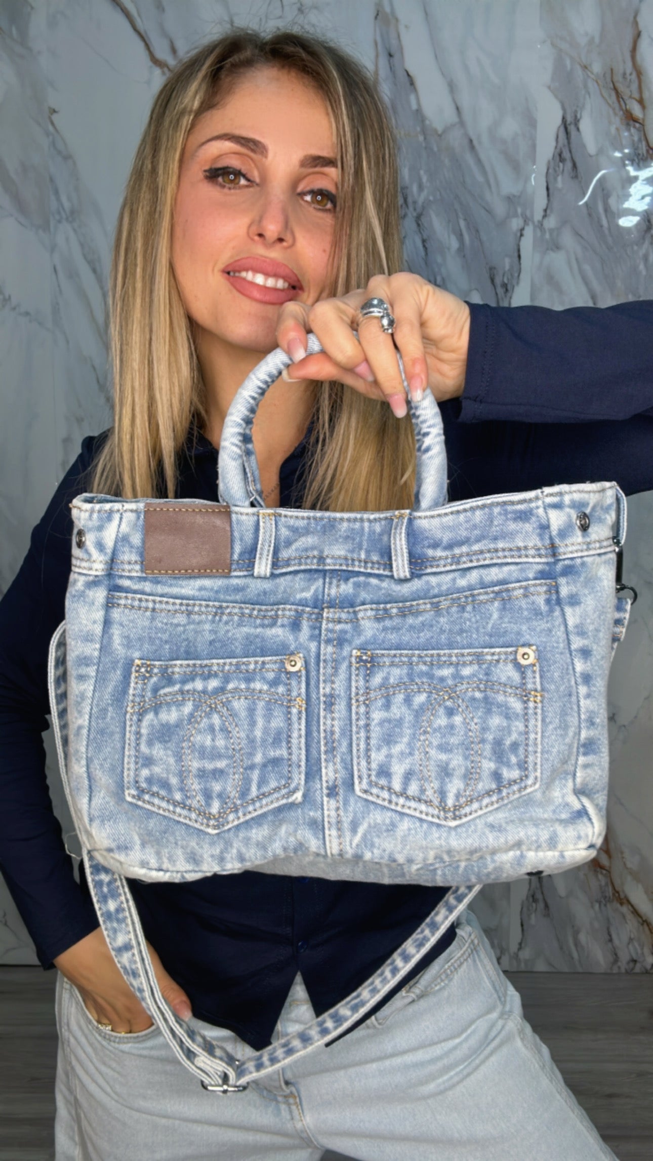 BORSA JEANS LONDON