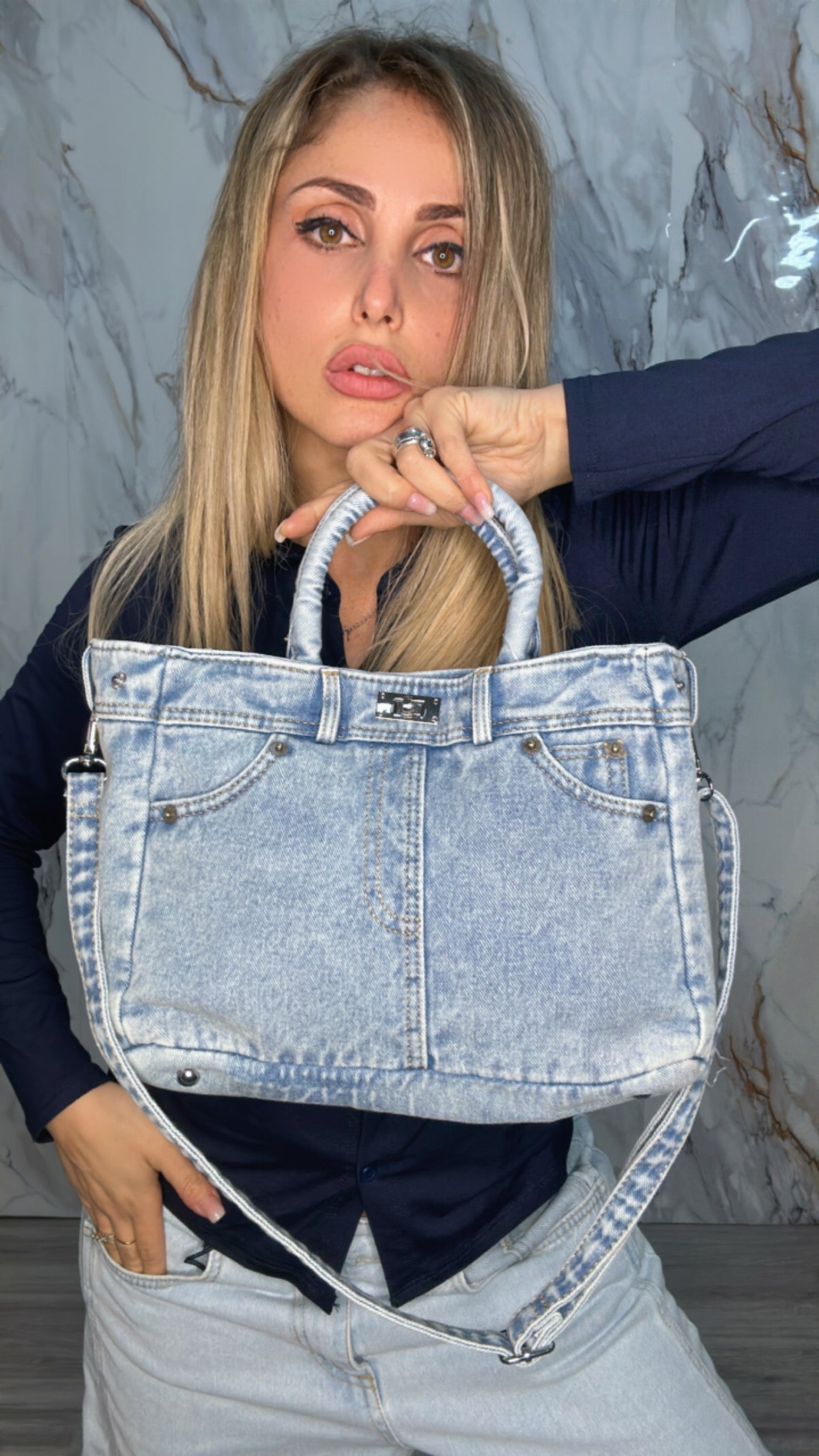 BORSA JEANS LONDON