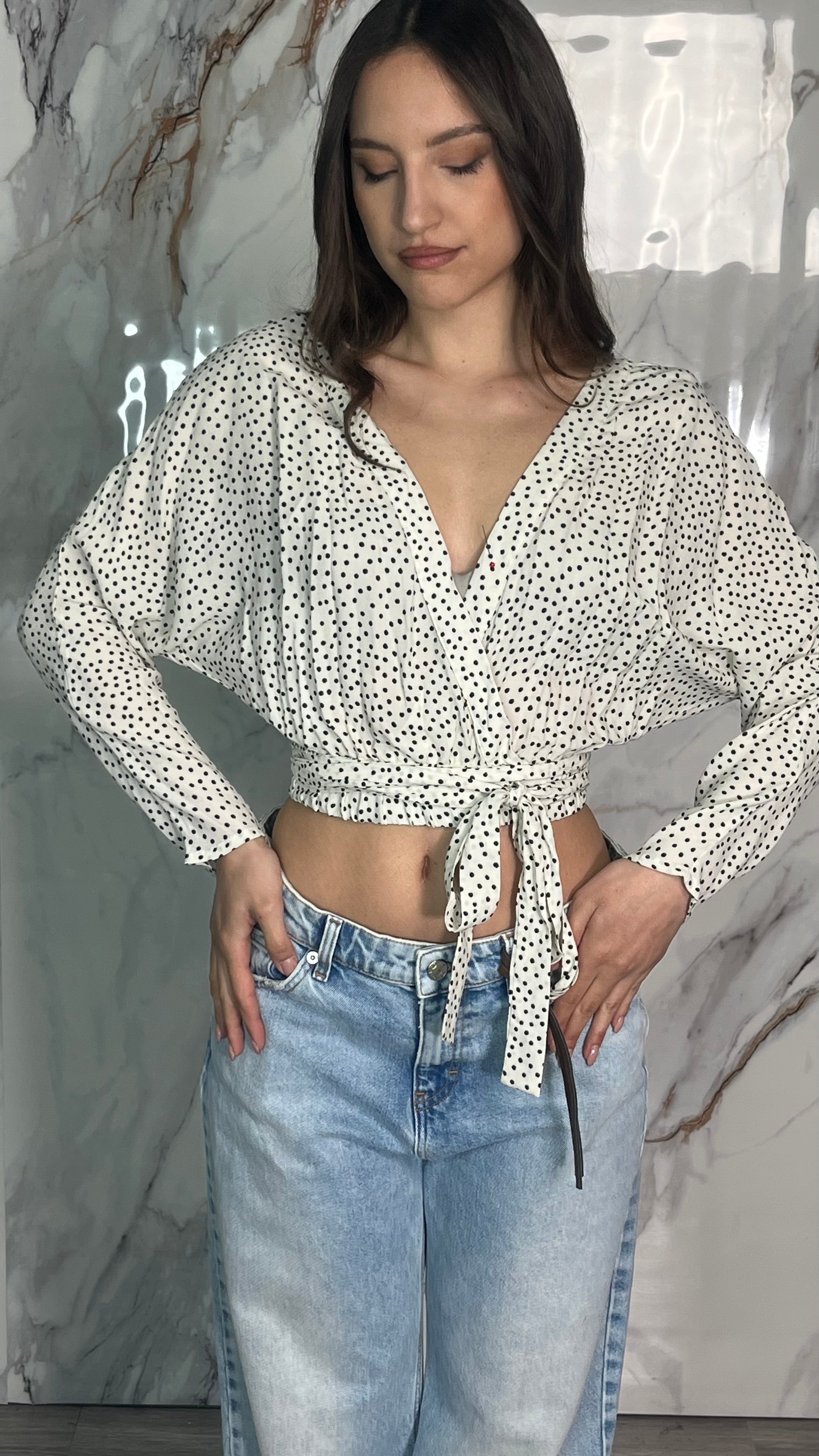 MAR DE MARGARITAS Camicia in viscosa con apertura nel davanti