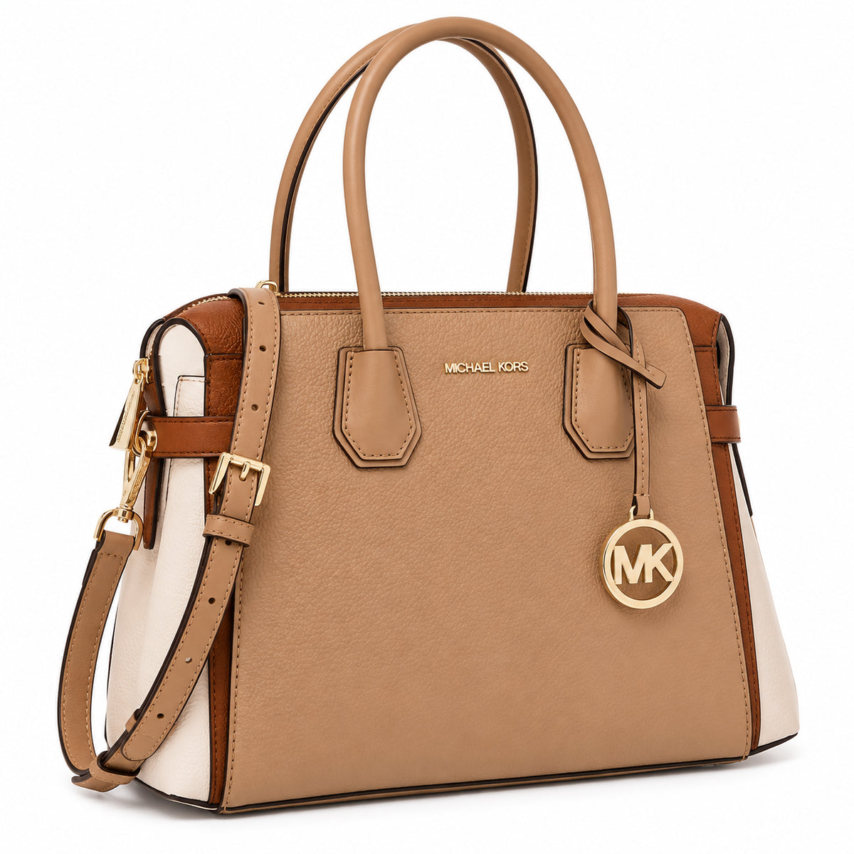 BORSA DONNA MICHAEL KORS CAMEL MULTI MERCER