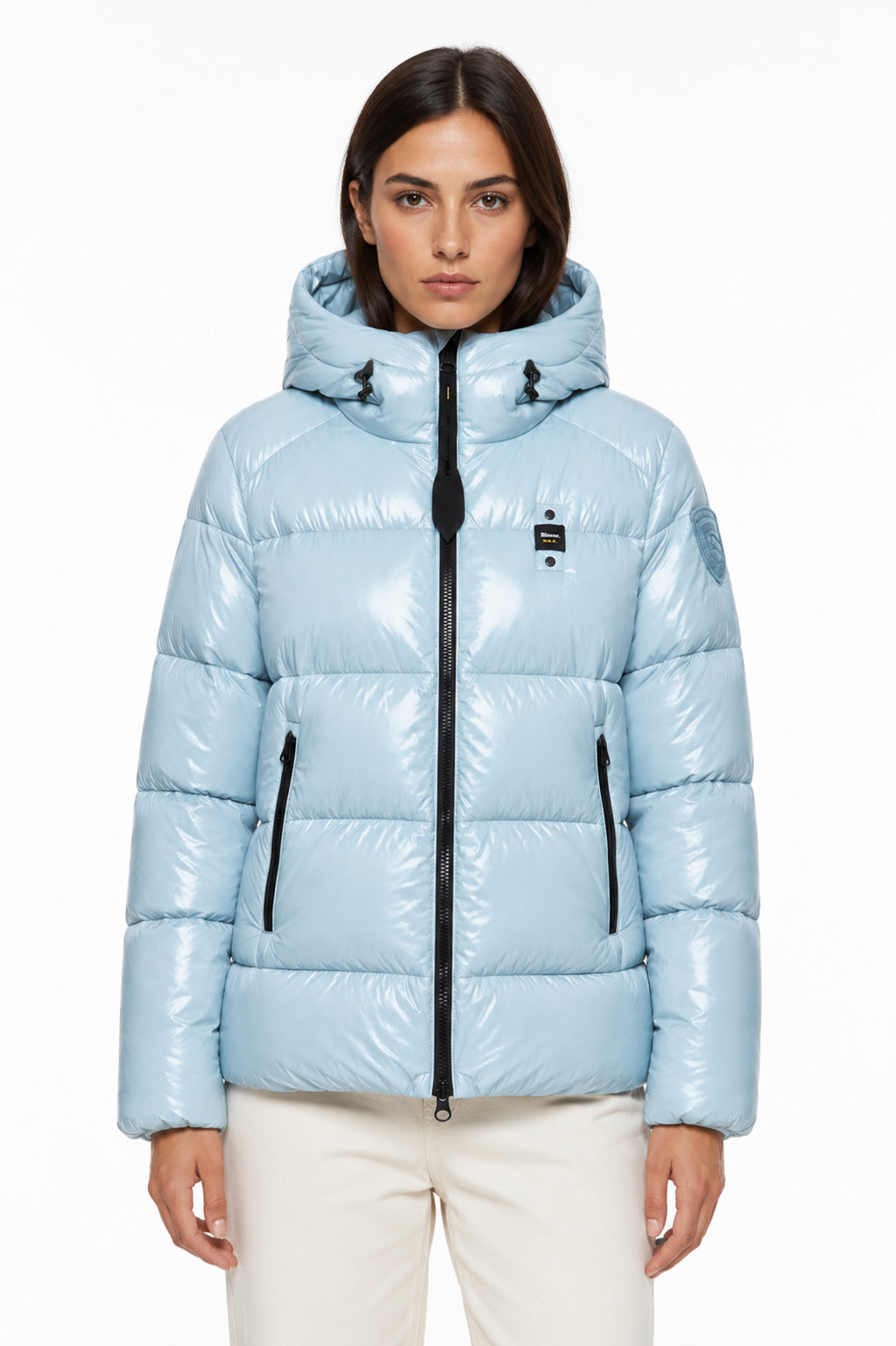 GIUBBOTTO BLAUER DONNA IMBOTTITO EFFETTO GLOSSY