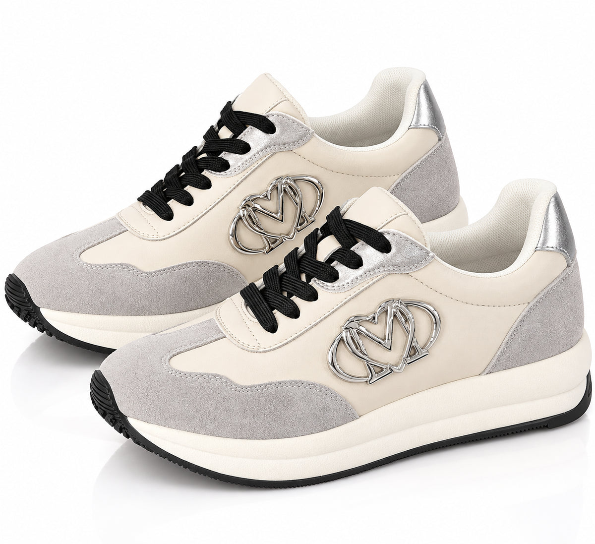 SNEAKERS DONNA LOVE MOSCHINO RUN40 MIX BUCAN