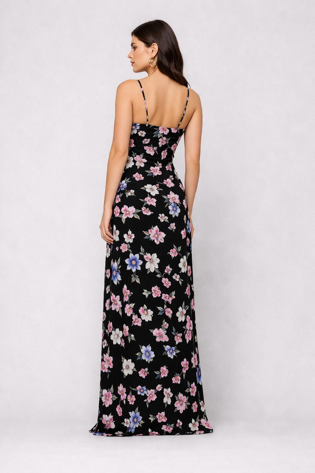 ABITO LUNGO MAR DE MARGARITAS