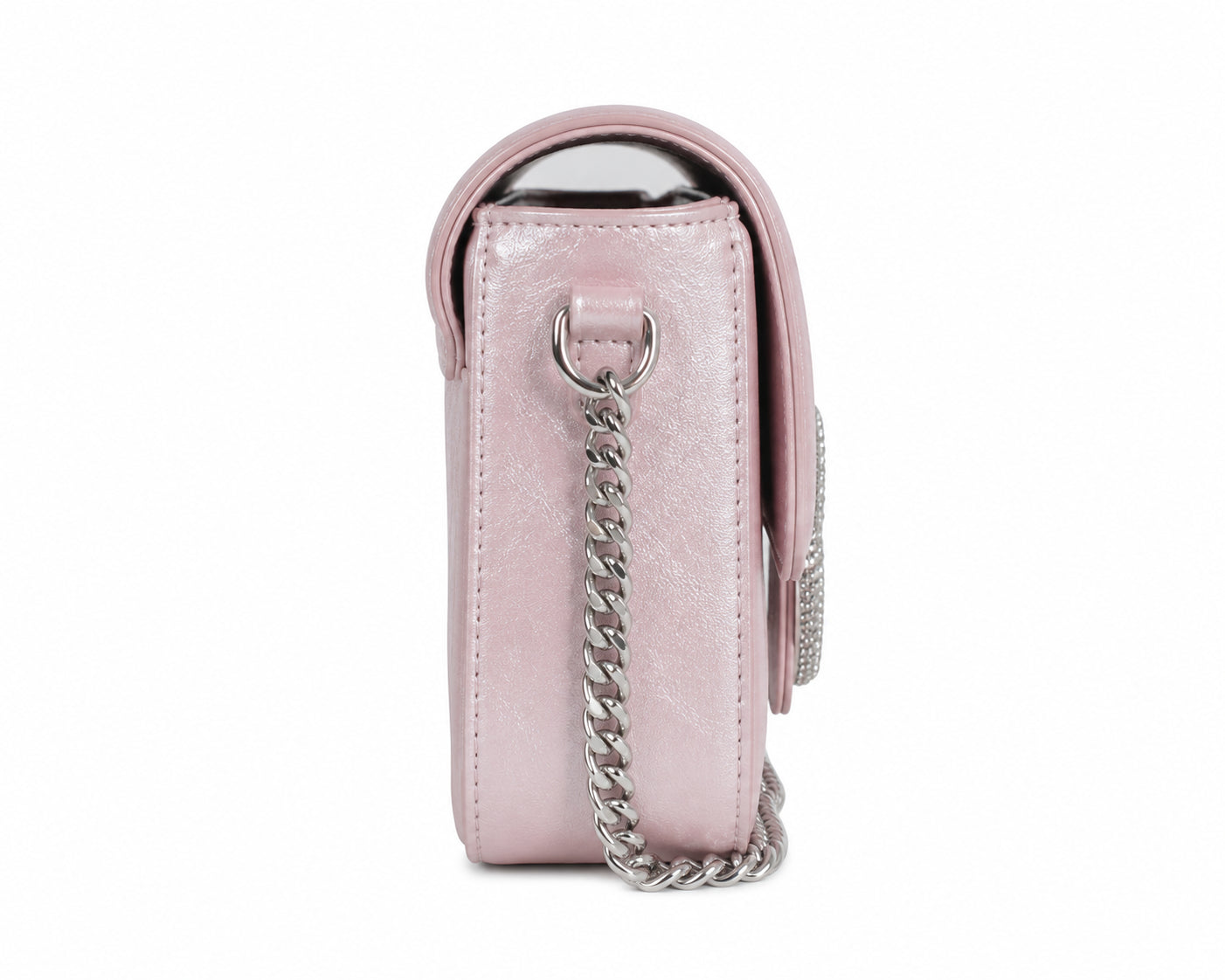 BORSA PINKO OREFICE JEWEL WRINCKLE METALLIC