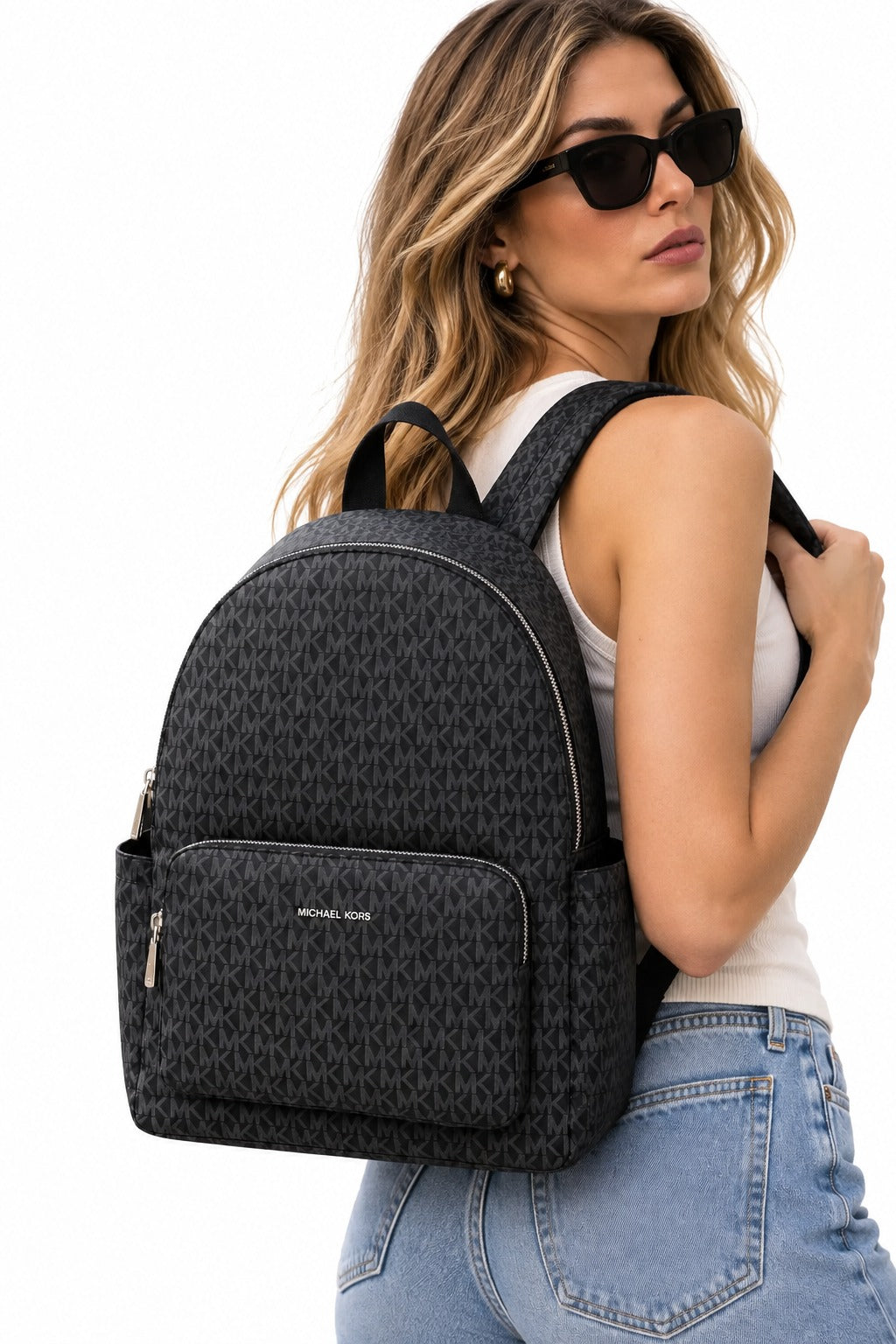BORSA ZAINO MICHAEL KORS NERO TANNER LOGATO