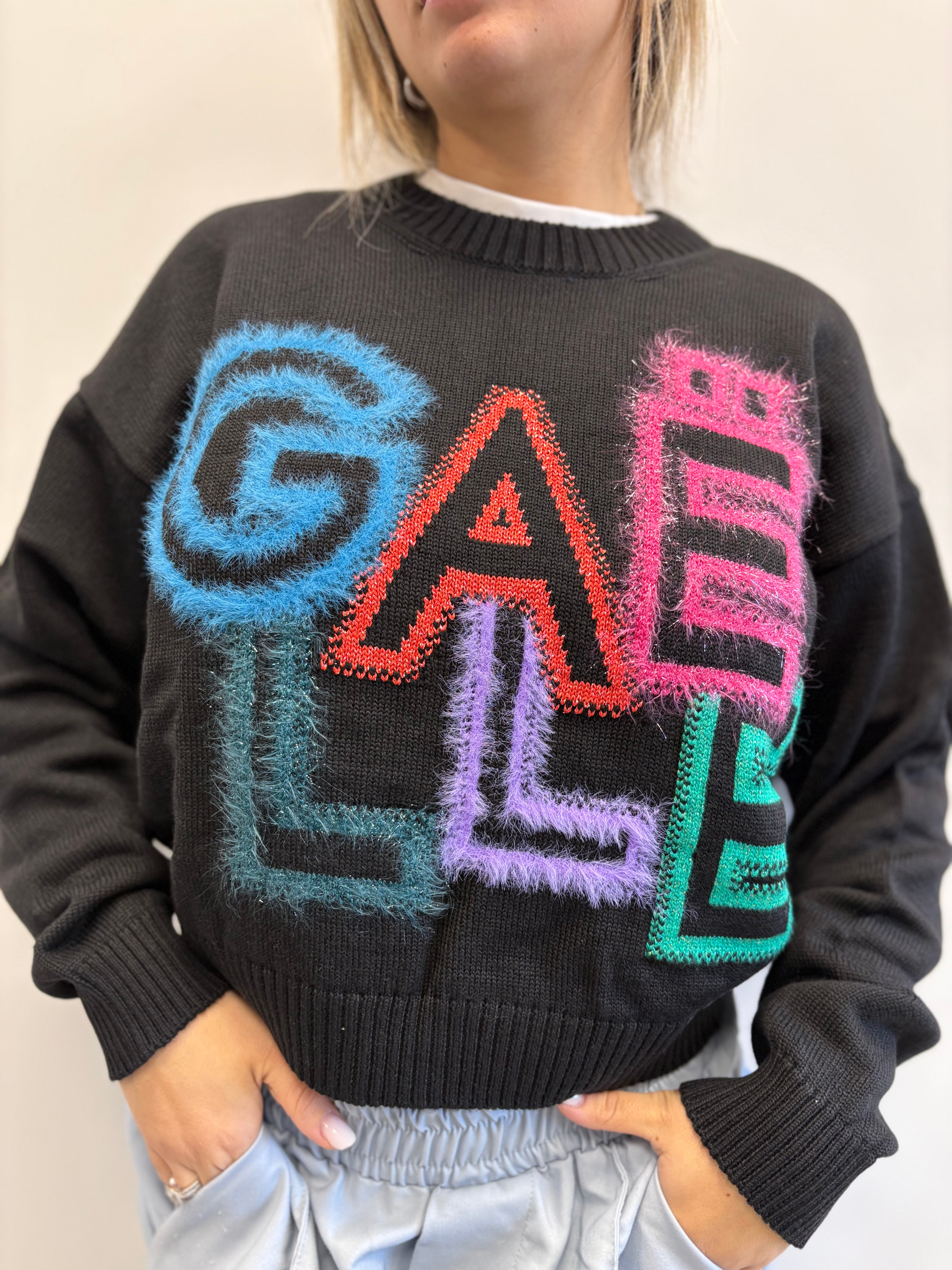 GAELLE MAGLIONE NERO