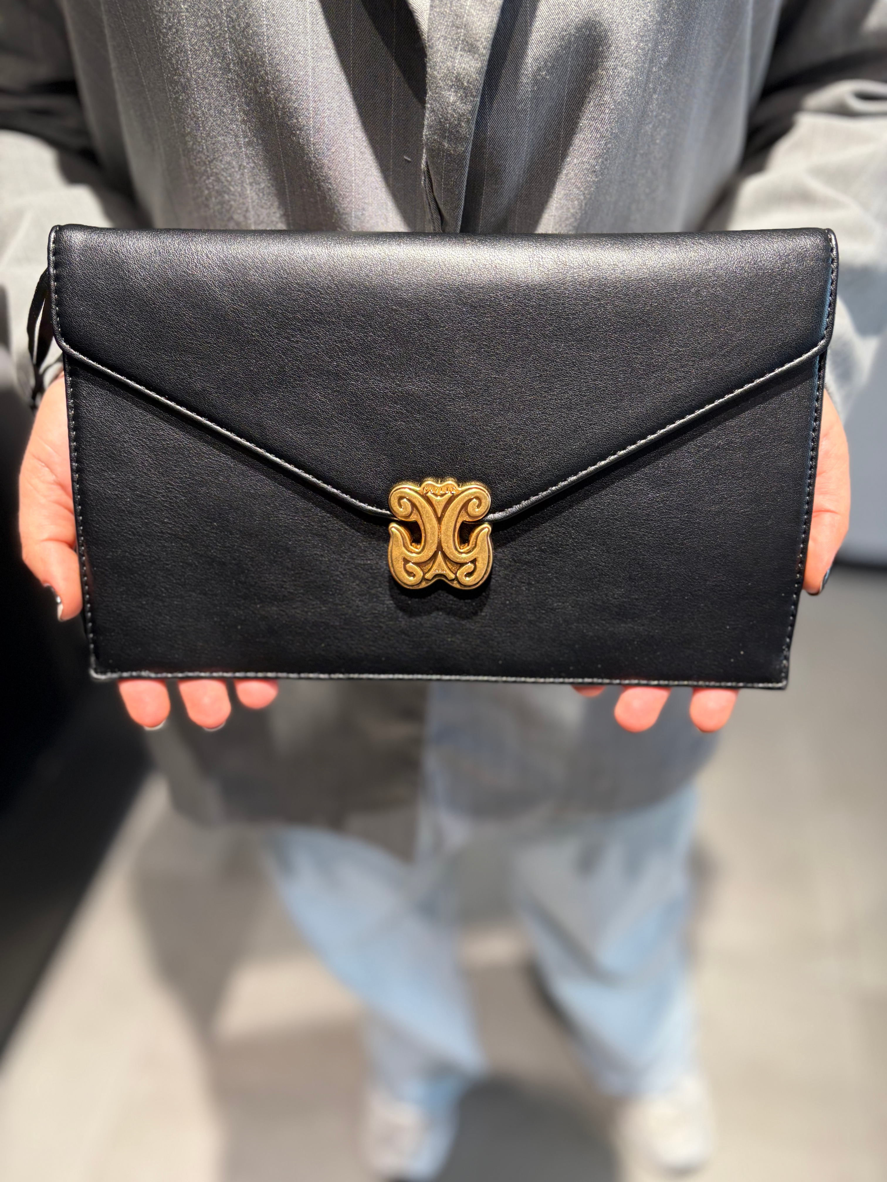 GAELLE POCHETTE CON APPLICAZIONE DOUBLE G GALVANICA